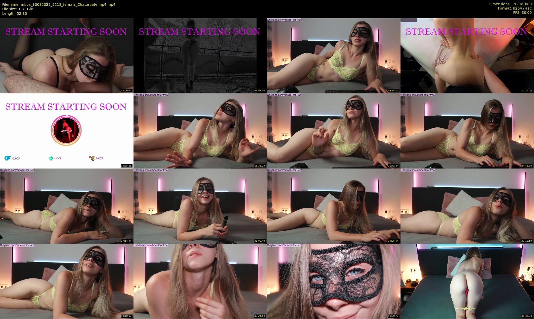 mbca — 53 minute Chaturbate couple cam show recording, 1080p, Aug 30, 2022
