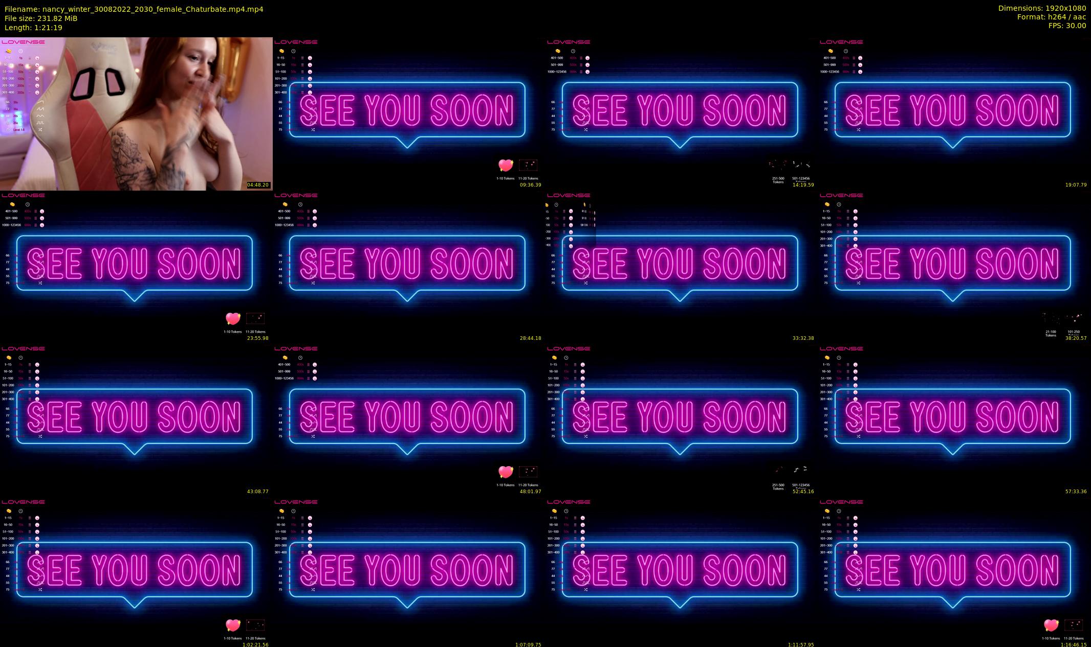 nancy_winter — 82 minute Chaturbate female cam show recording, 1080p, Aug 30, 2022