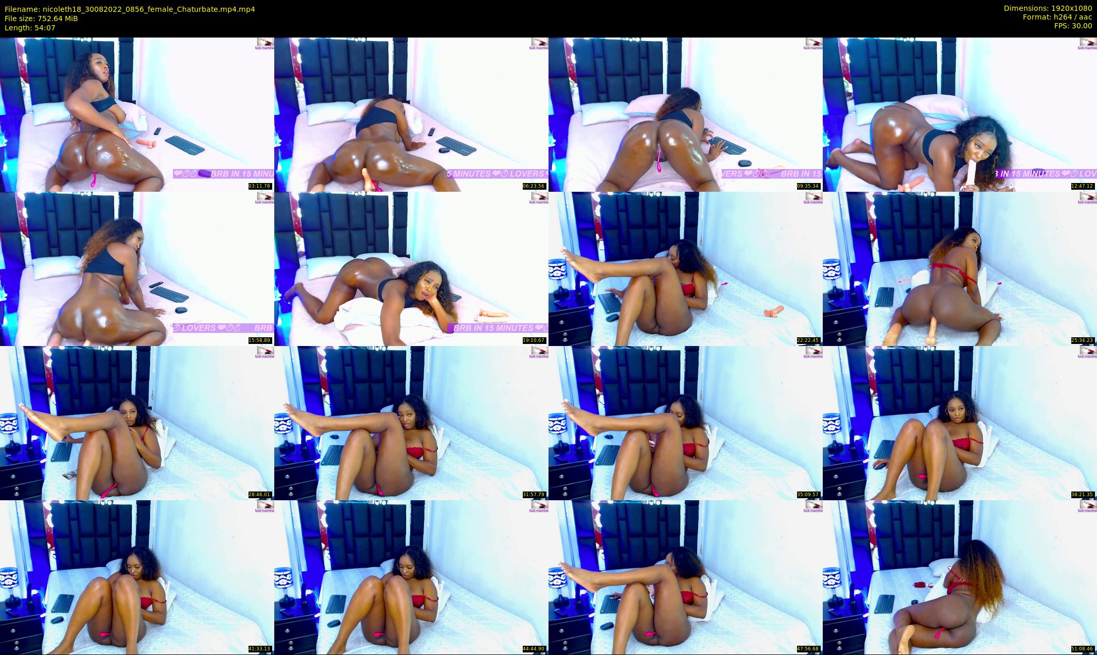 nicoleth18 — 55 minute Chaturbate female cam show recording, 1080p, Aug 30, 2022