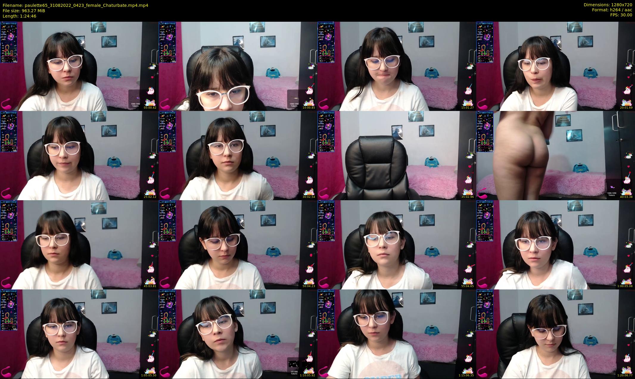 paulette65 — 85 minute Chaturbate female cam show recording, 720p, Aug 31, 2022