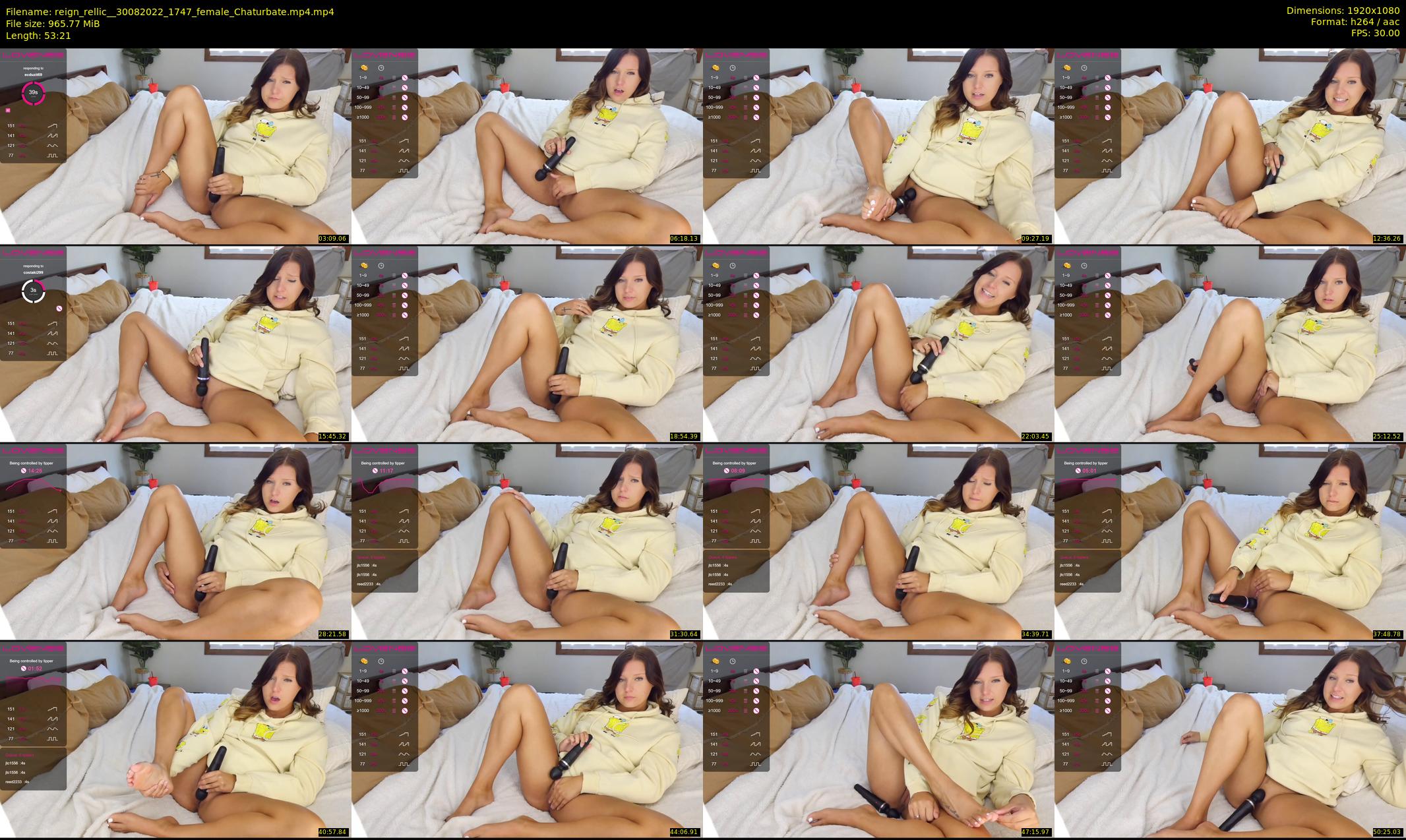 reign_rellic_ — 54 minute Chaturbate female cam show recording, 1080p, Aug 30, 2022
