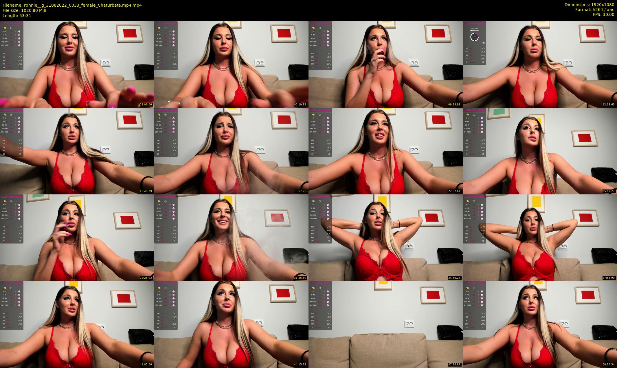 ronnie__g — 54 minute Chaturbate female cam show recording, 1080p, Aug 31, 2022