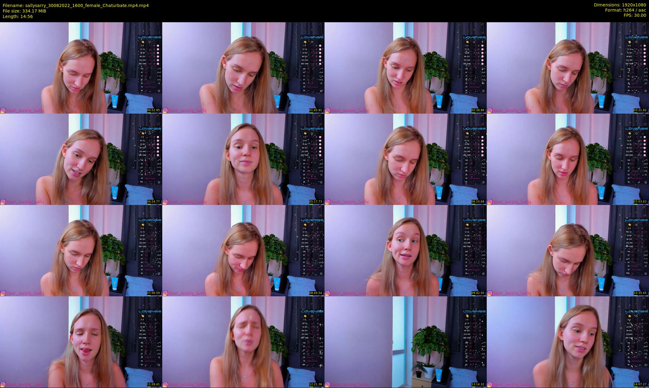 sallysarry — 15 minute Chaturbate couple cam show recording, 1080p, Aug 30, 2022