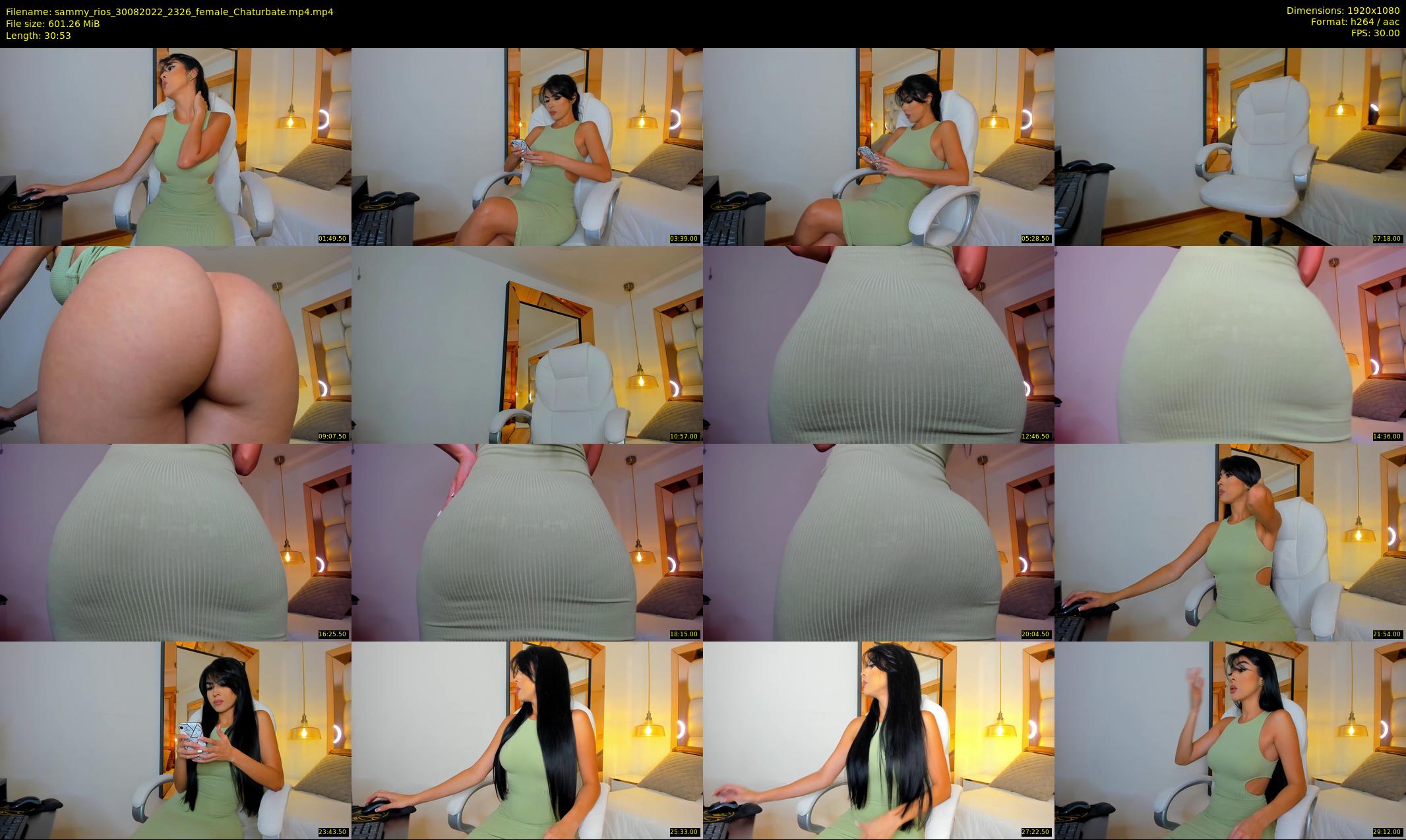 sammy_rios — 31 minute Chaturbate female cam show recording, 1080p, Aug 30, 2022