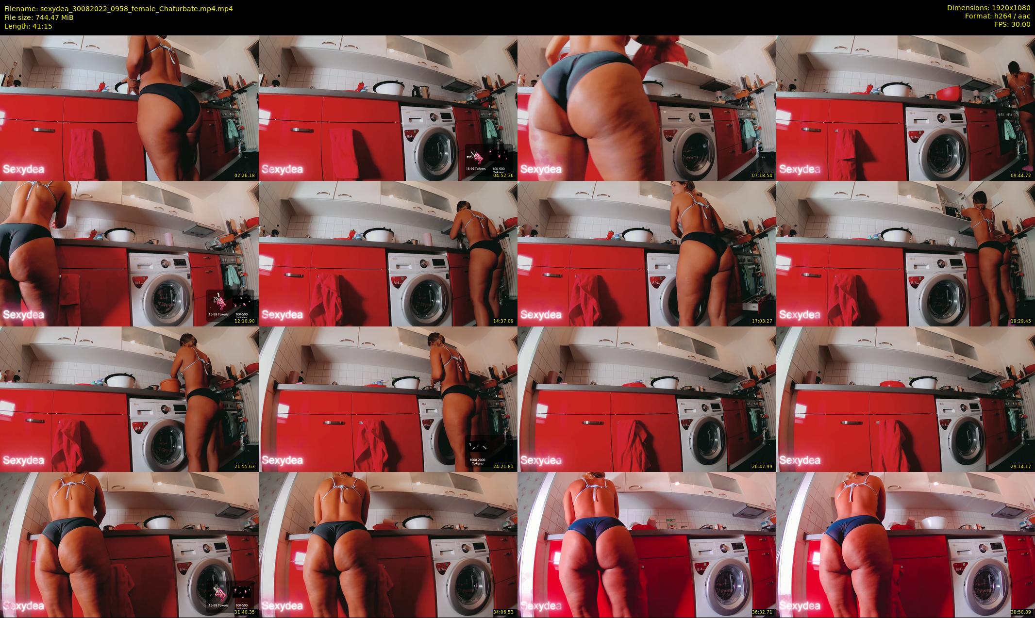 sexydea — 42 minute Chaturbate female cam show recording, 1080p, Aug 30, 2022