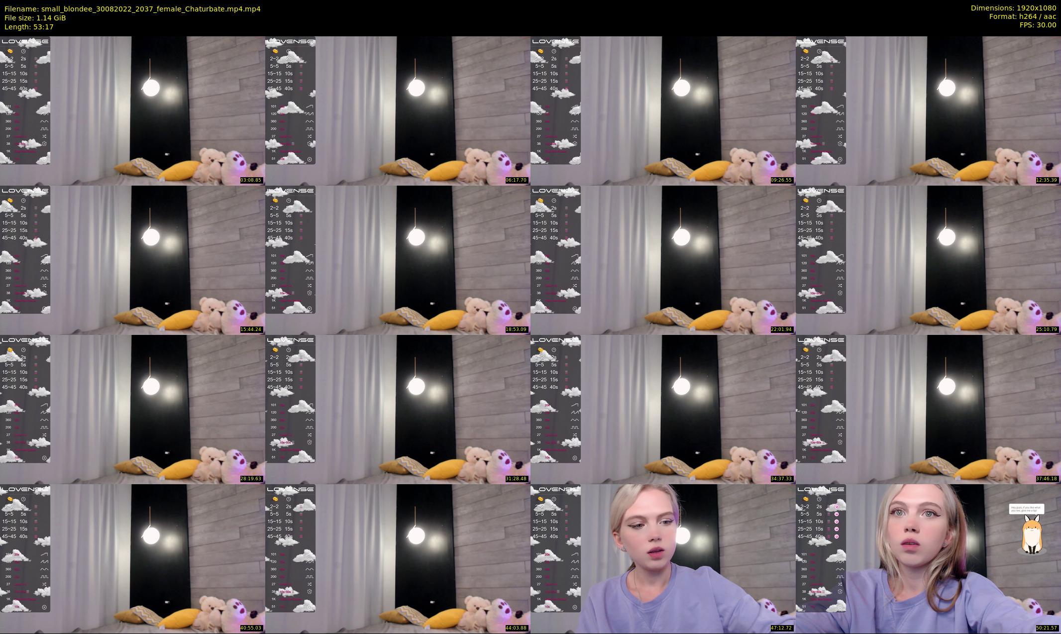 small_blondee — 54 minute Chaturbate female cam show recording, 1080p, Aug 30, 2022