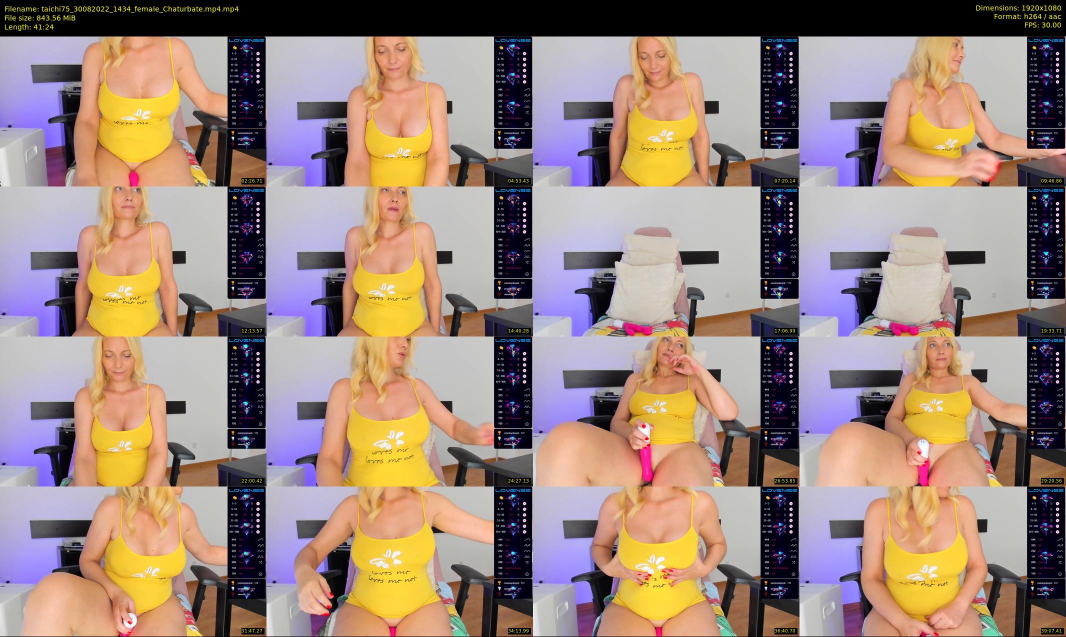 taichi75 — 42 minute Chaturbate female cam show recording, 1080p, Aug 30, 2022