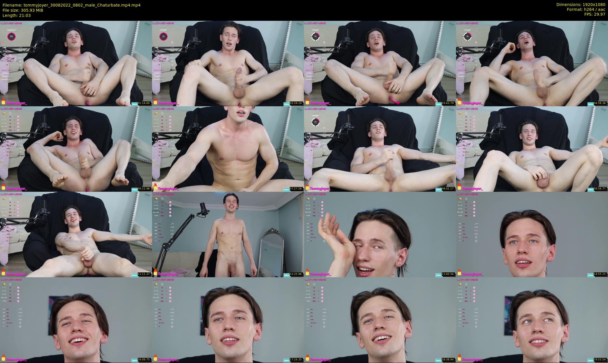 tommyjoyer — 22 minute Chaturbate male cam show recording, 1080p, Aug 30, 2022