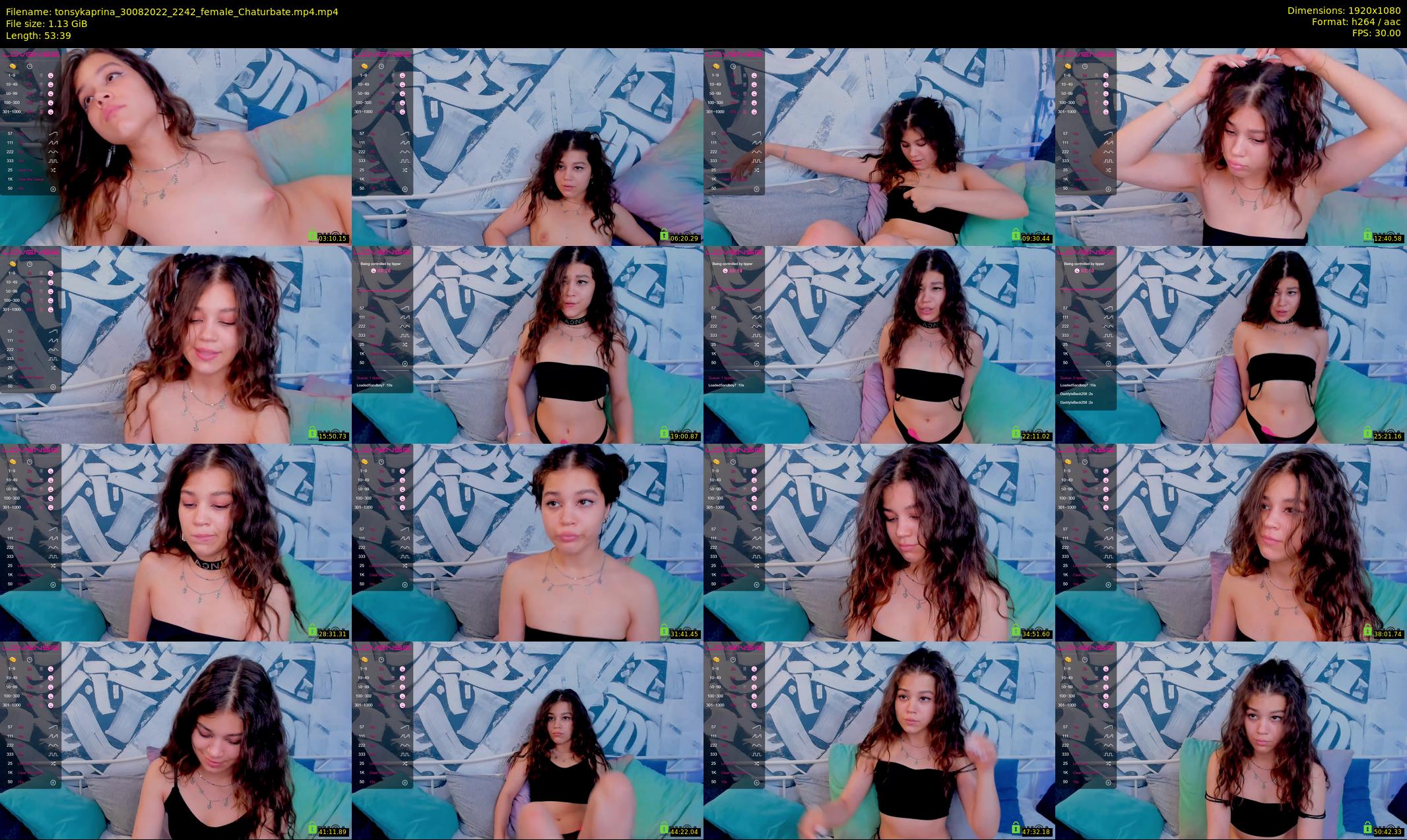 tonsykaprina — 54 minute Chaturbate couple cam show recording, 1080p, Aug 30, 2022