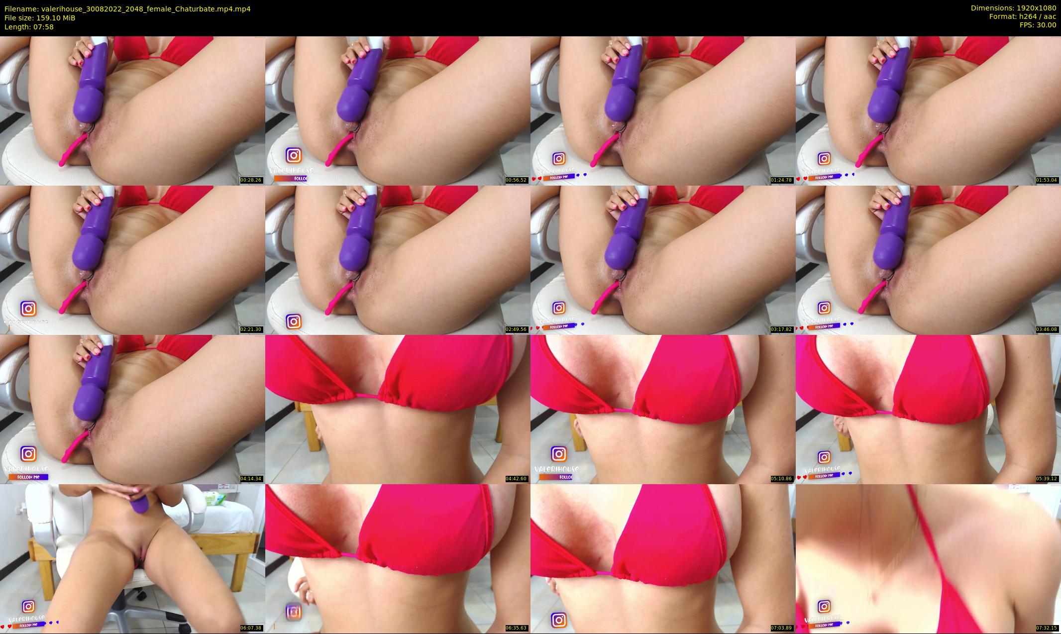 valerihouse — 8 minute Chaturbate female cam show recording, 1080p, Aug 30, 2022