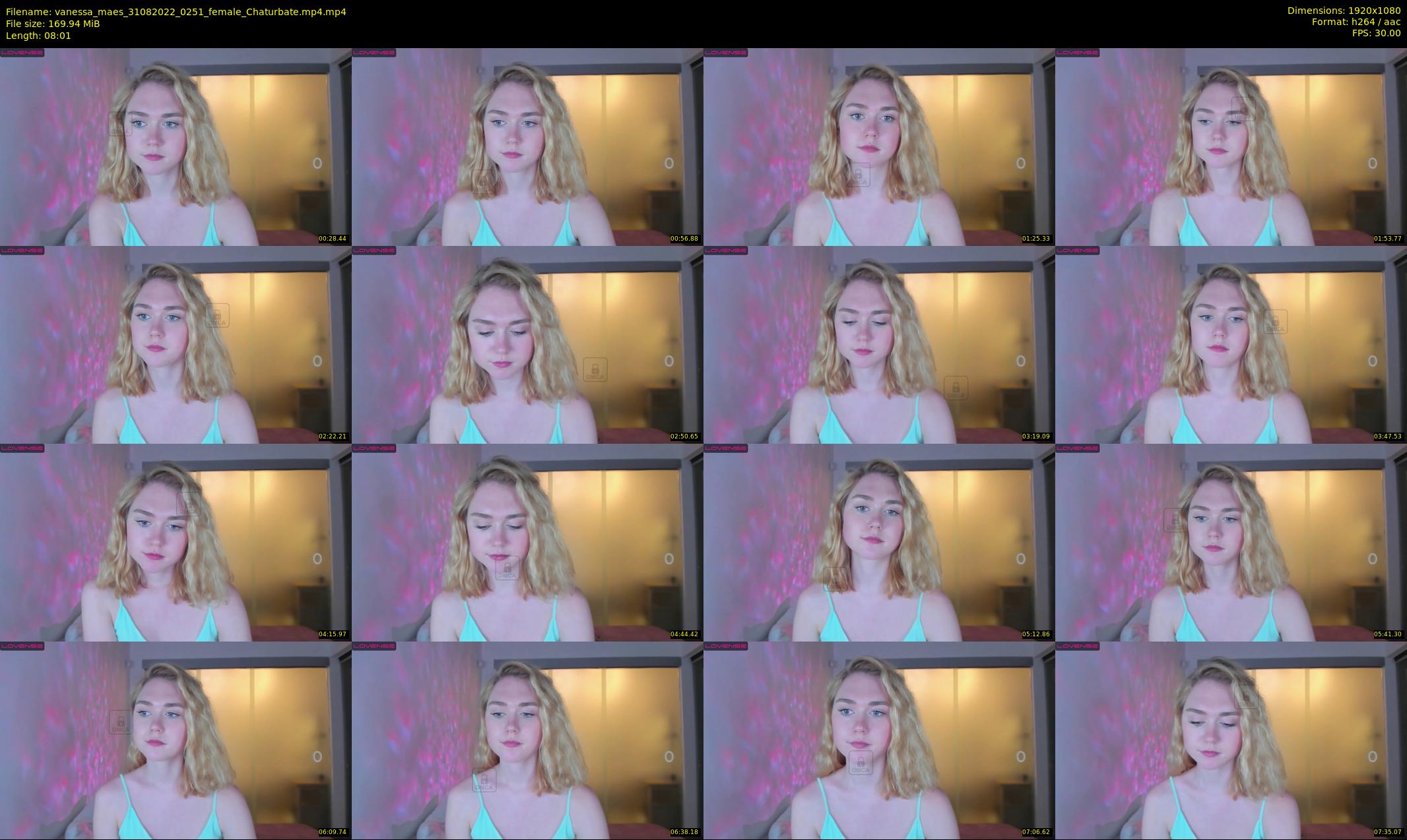 vanessa_maes — 9 minute Chaturbate female cam show recording, 1080p, Aug 31, 2022