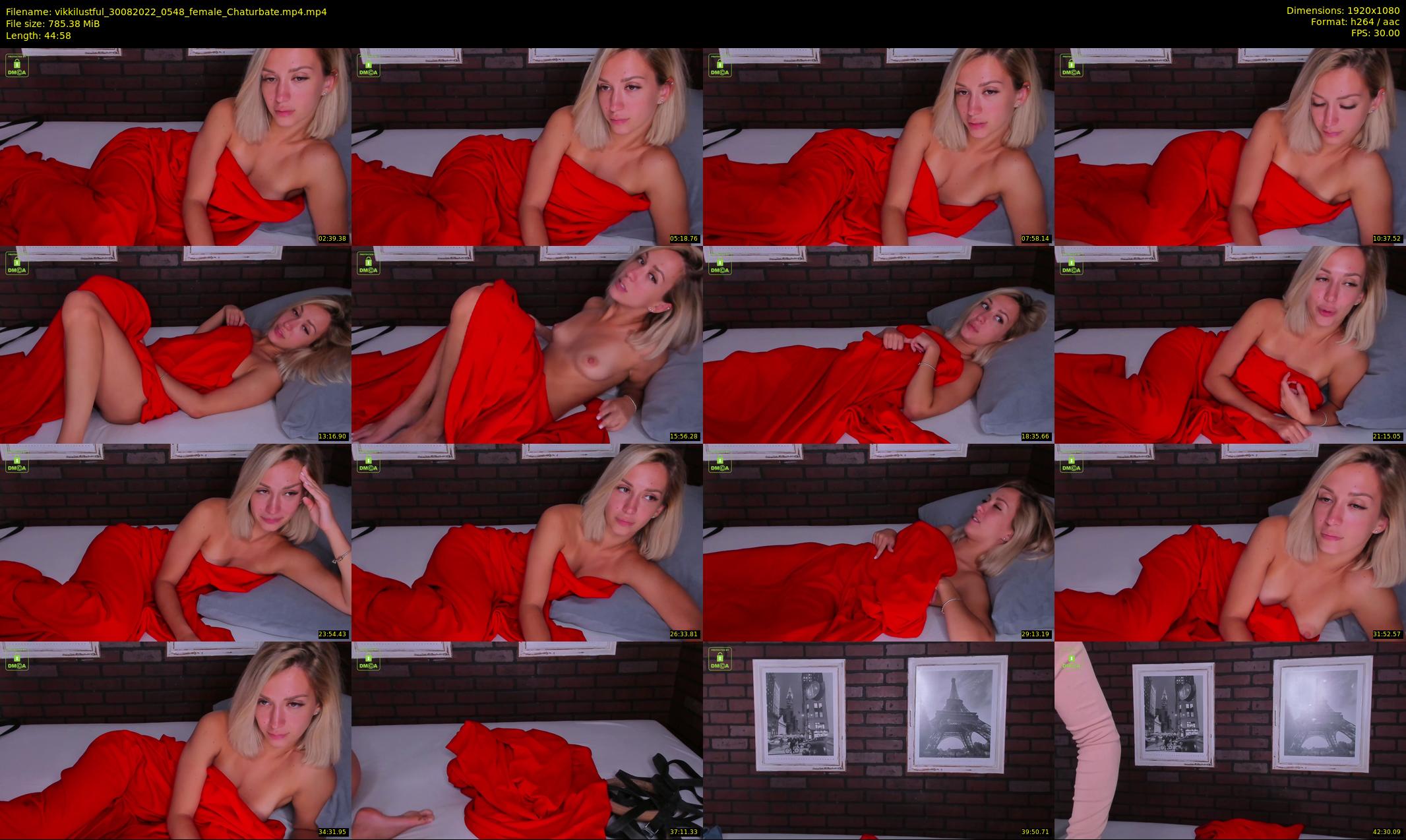 vikkilustful — 45 minute Chaturbate female cam show recording, 1080p, Aug 30, 2022