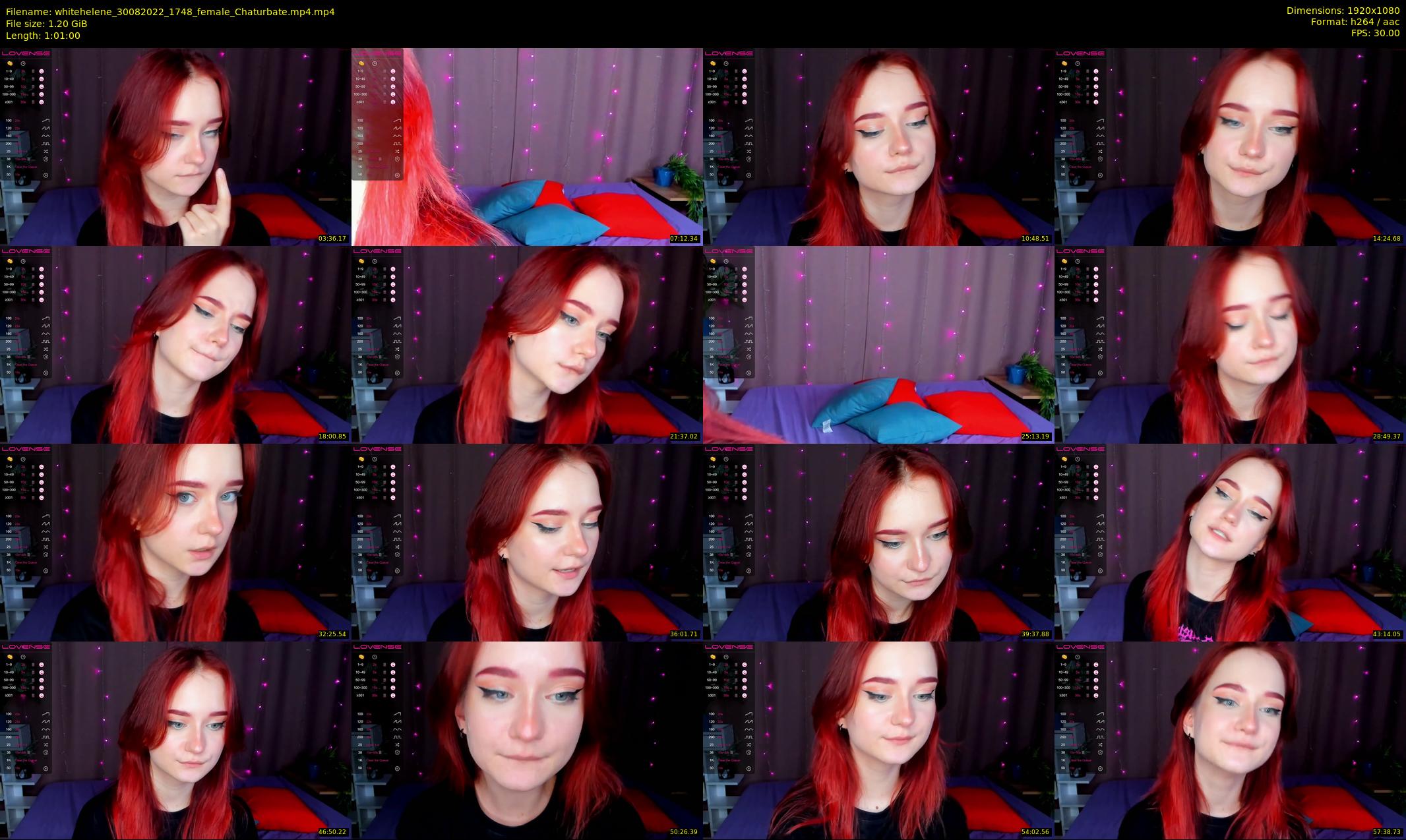 whitehelene — 61 minute Chaturbate female cam show recording, 1080p, Aug 30, 2022