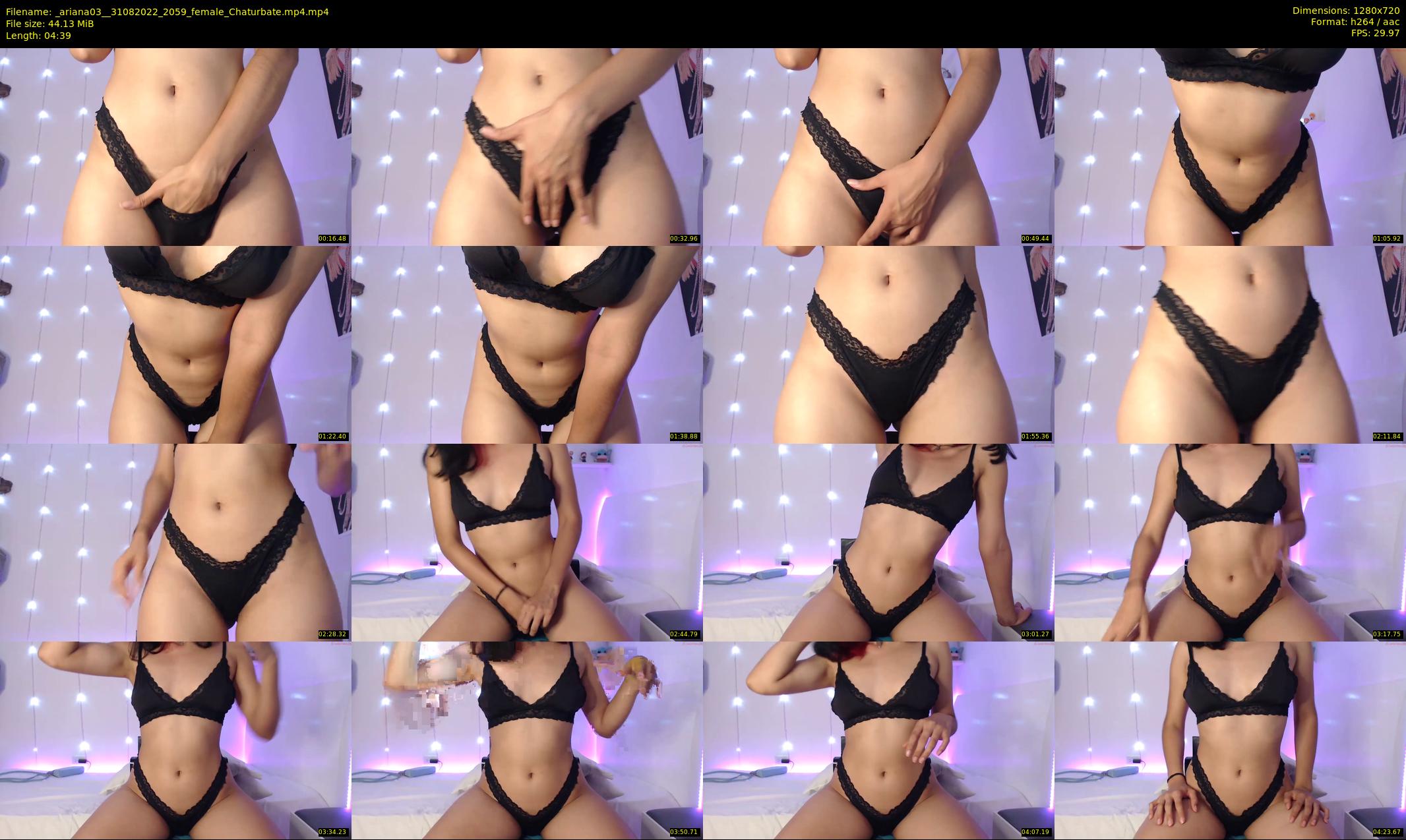 _ariana03_ — 5 minute Chaturbate female cam show recording, 720p, Aug 31, 2022