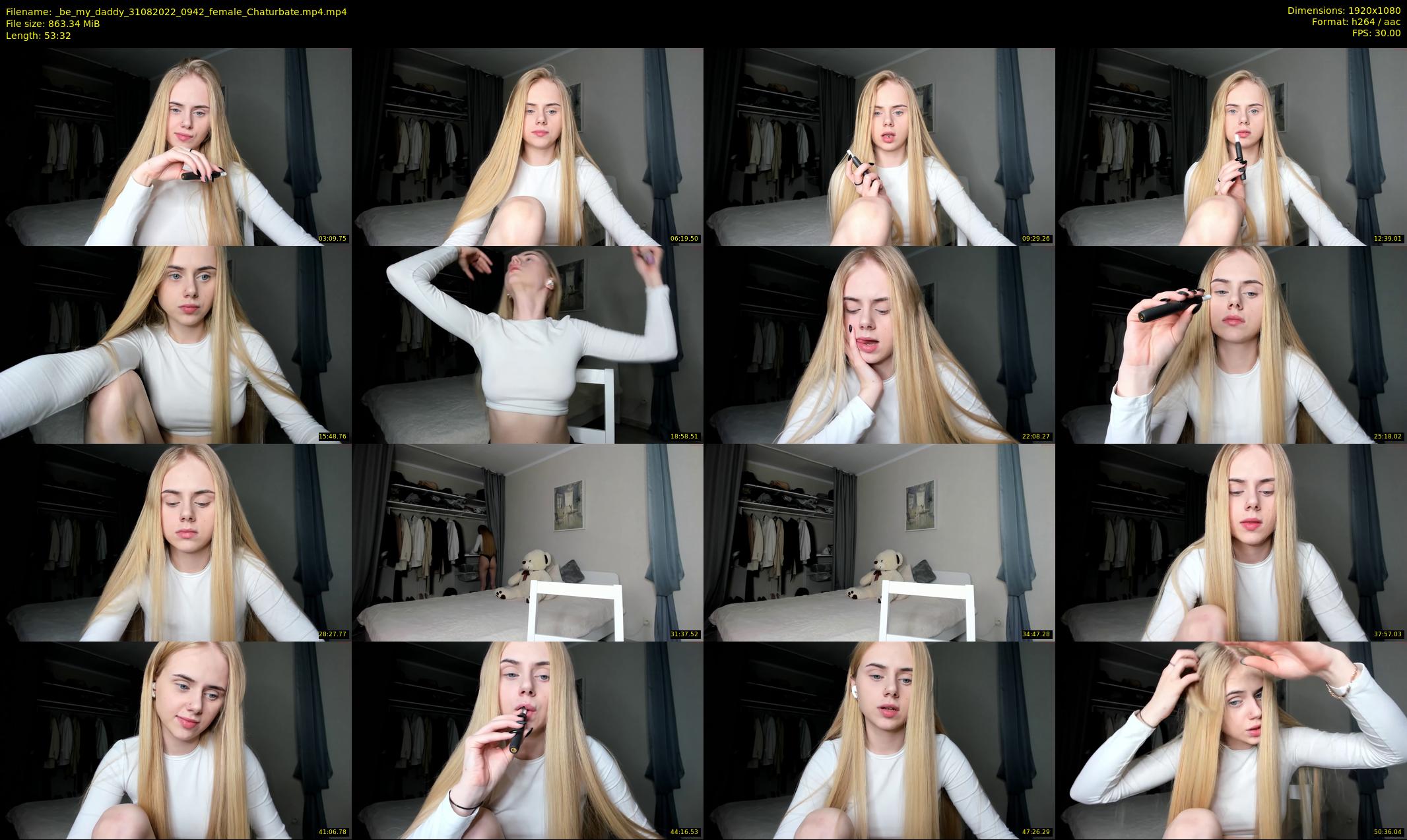 _be_my_daddy — 54 minute Chaturbate female cam show recording, 1080p, Aug 31, 2022