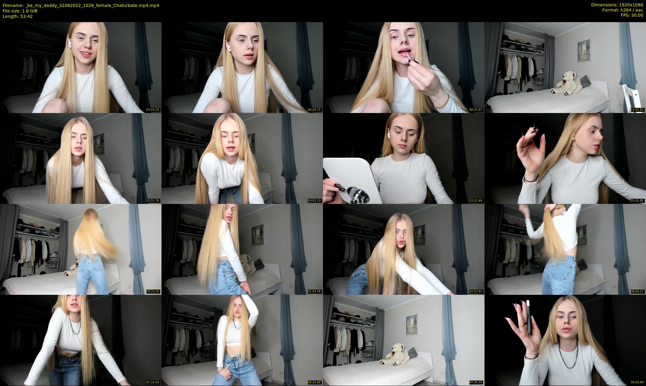 _be_my_daddy — 54 minute Chaturbate female cam show recording, 1080p, Aug 31, 2022