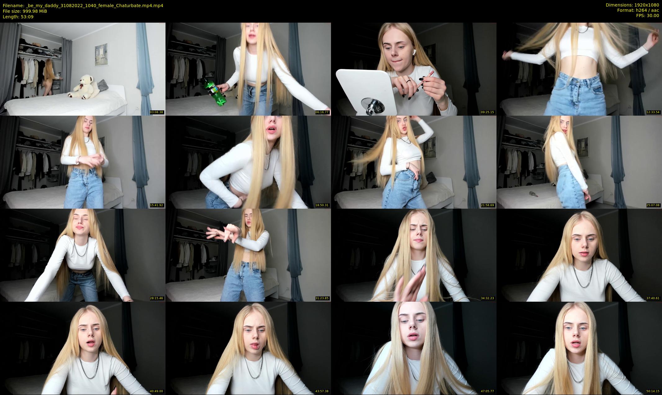 _be_my_daddy — 54 minute Chaturbate female cam show recording, 1080p, Aug 31, 2022