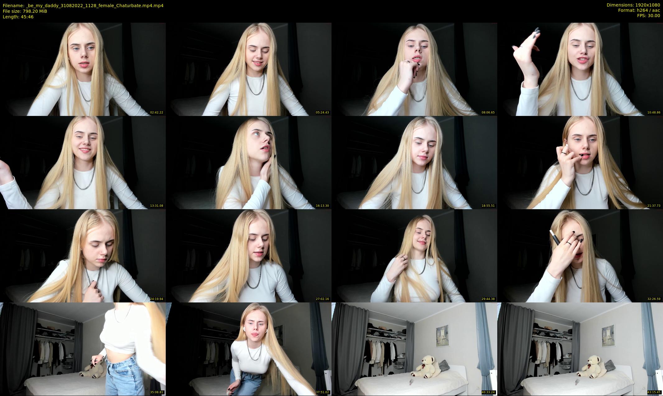 _be_my_daddy — 46 minute Chaturbate female cam show recording, 1080p, Aug 31, 2022