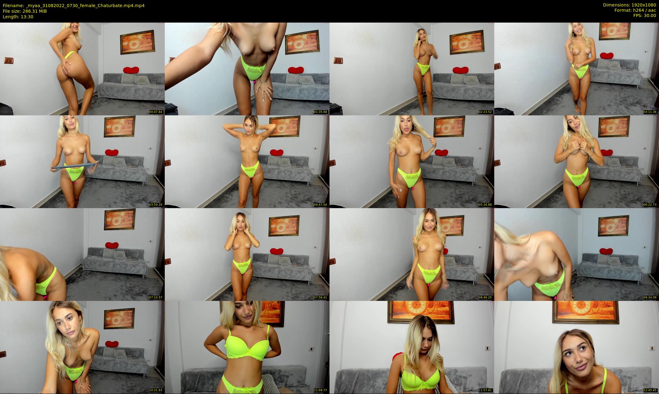 _myaa — 14 minute Chaturbate female cam show recording, 1080p, Aug 31, 2022