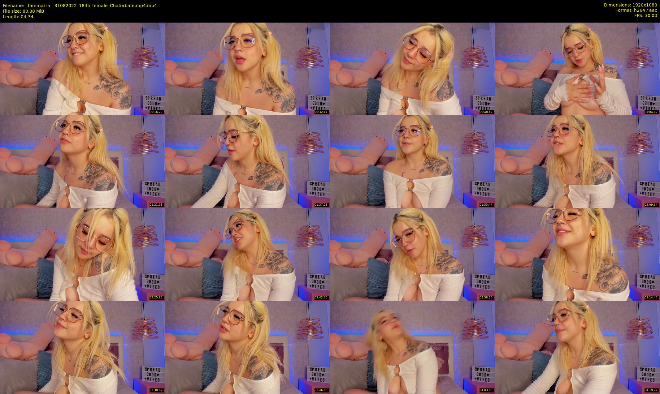 _tammarra_ — 5 minute Chaturbate female cam show recording, 1080p, Aug 31, 2022