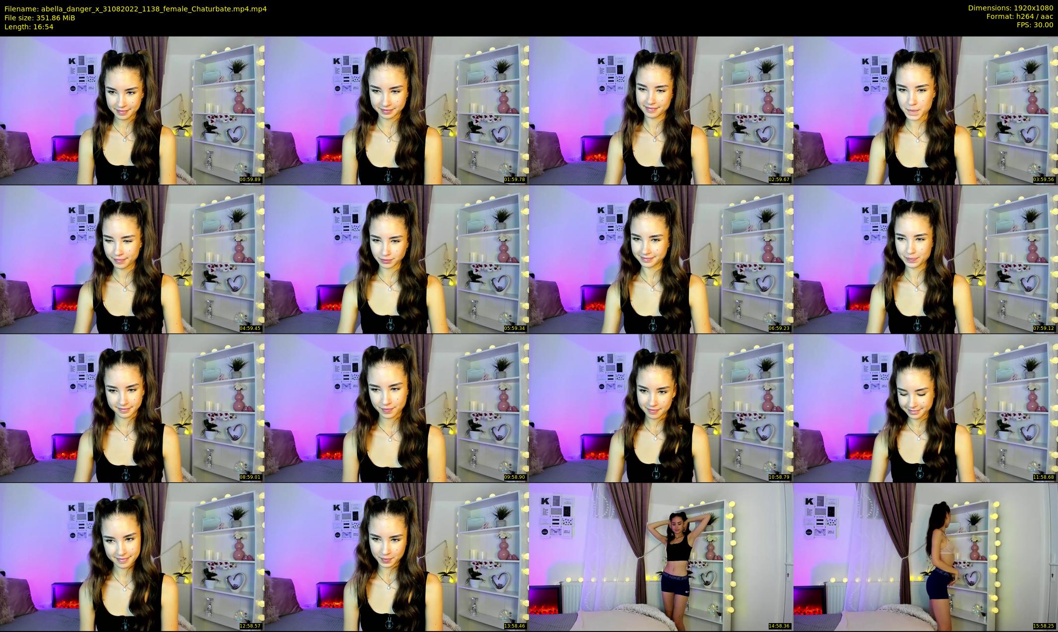 abella_danger_x — 17 minute Chaturbate female cam show recording, 1080p, Aug 31, 2022