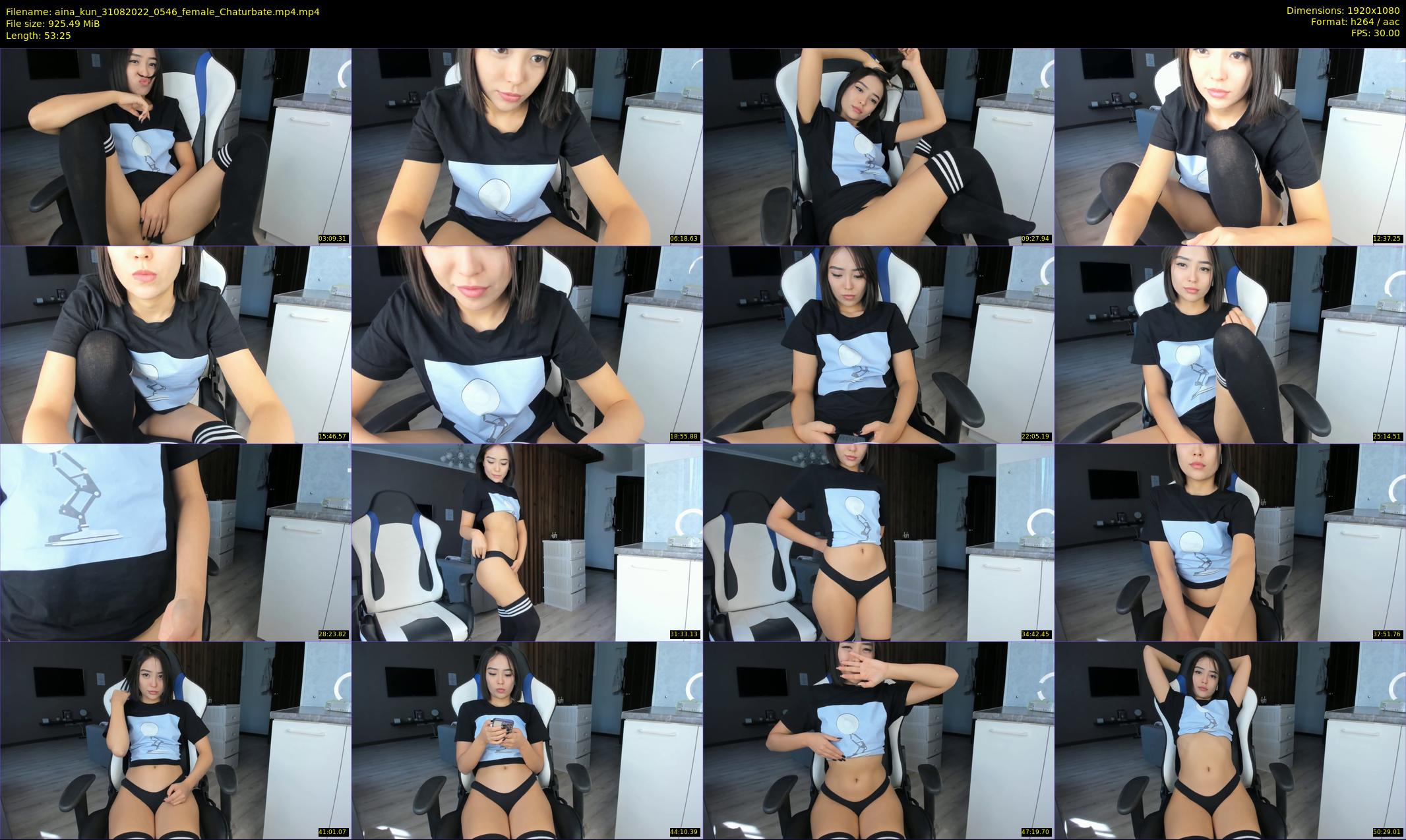 aina_kun — 54 minute Chaturbate female cam show recording, 1080p, Aug 31, 2022