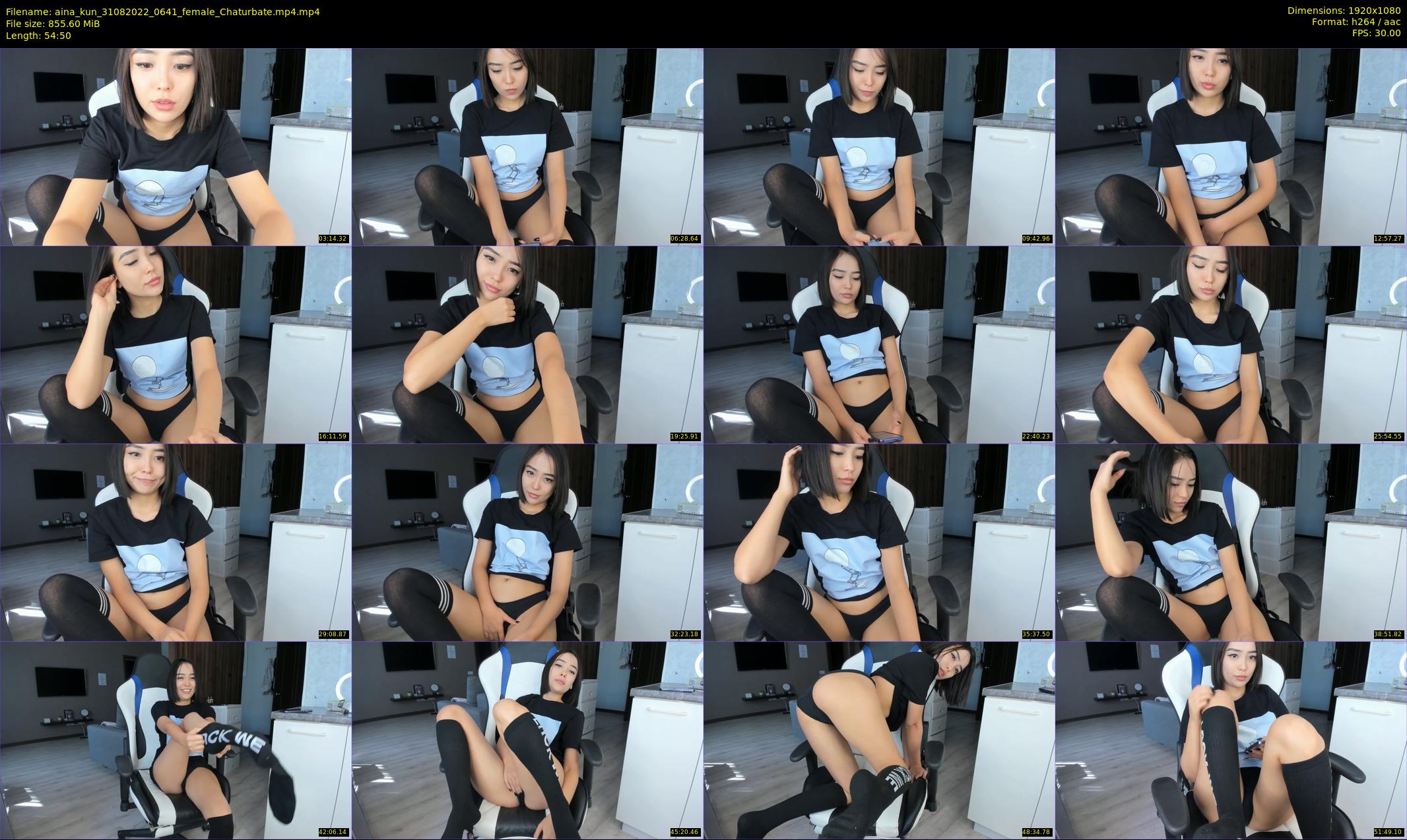 aina_kun — 55 minute Chaturbate female cam show recording, 1080p, Aug 31, 2022