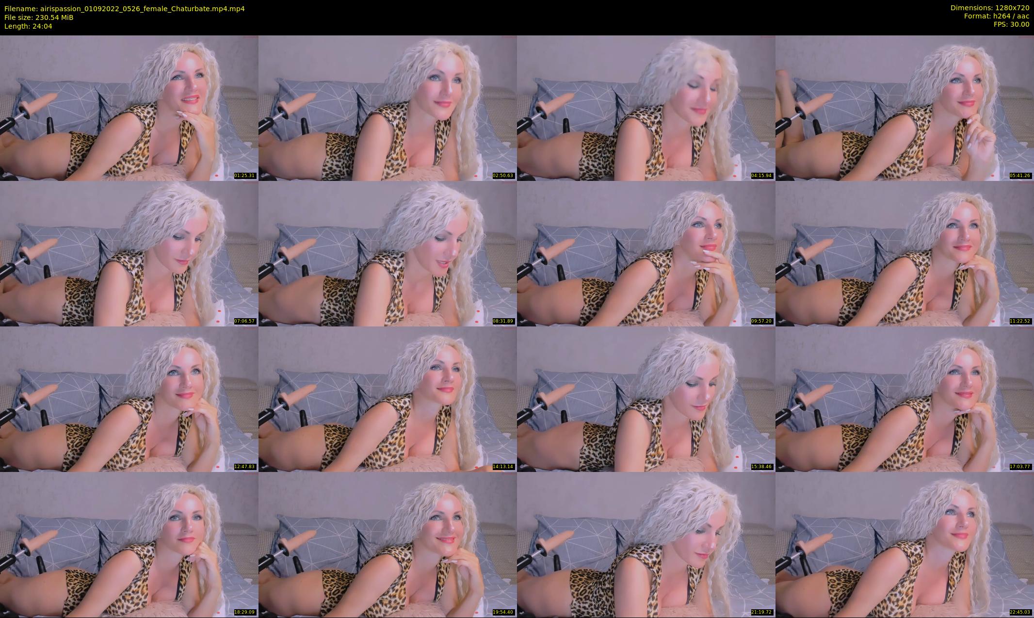 airispassion — 25 minute Chaturbate female cam show recording, 720p, Sep 1, 2022