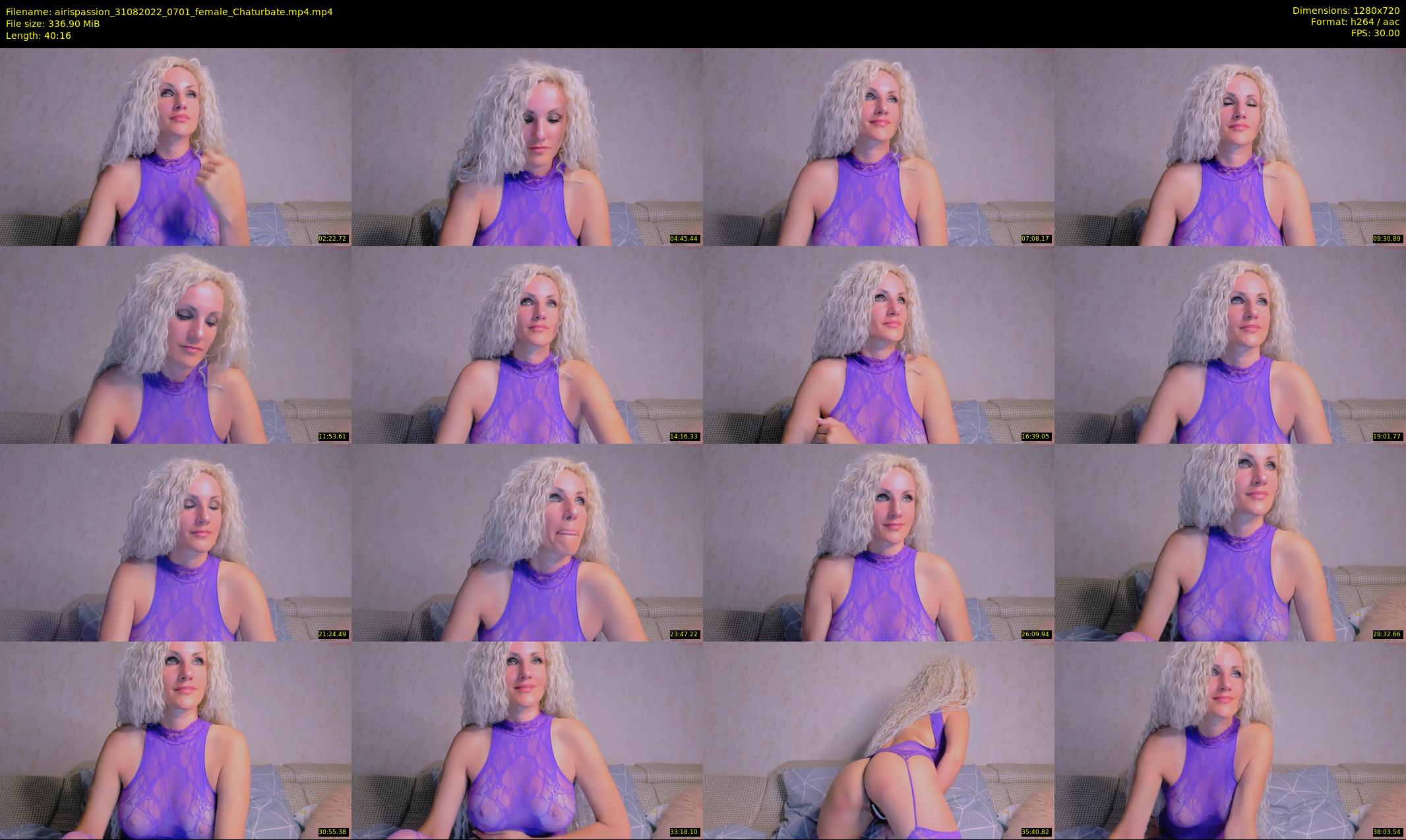 airispassion — 41 minute Chaturbate female cam show recording, 720p, Aug 31, 2022