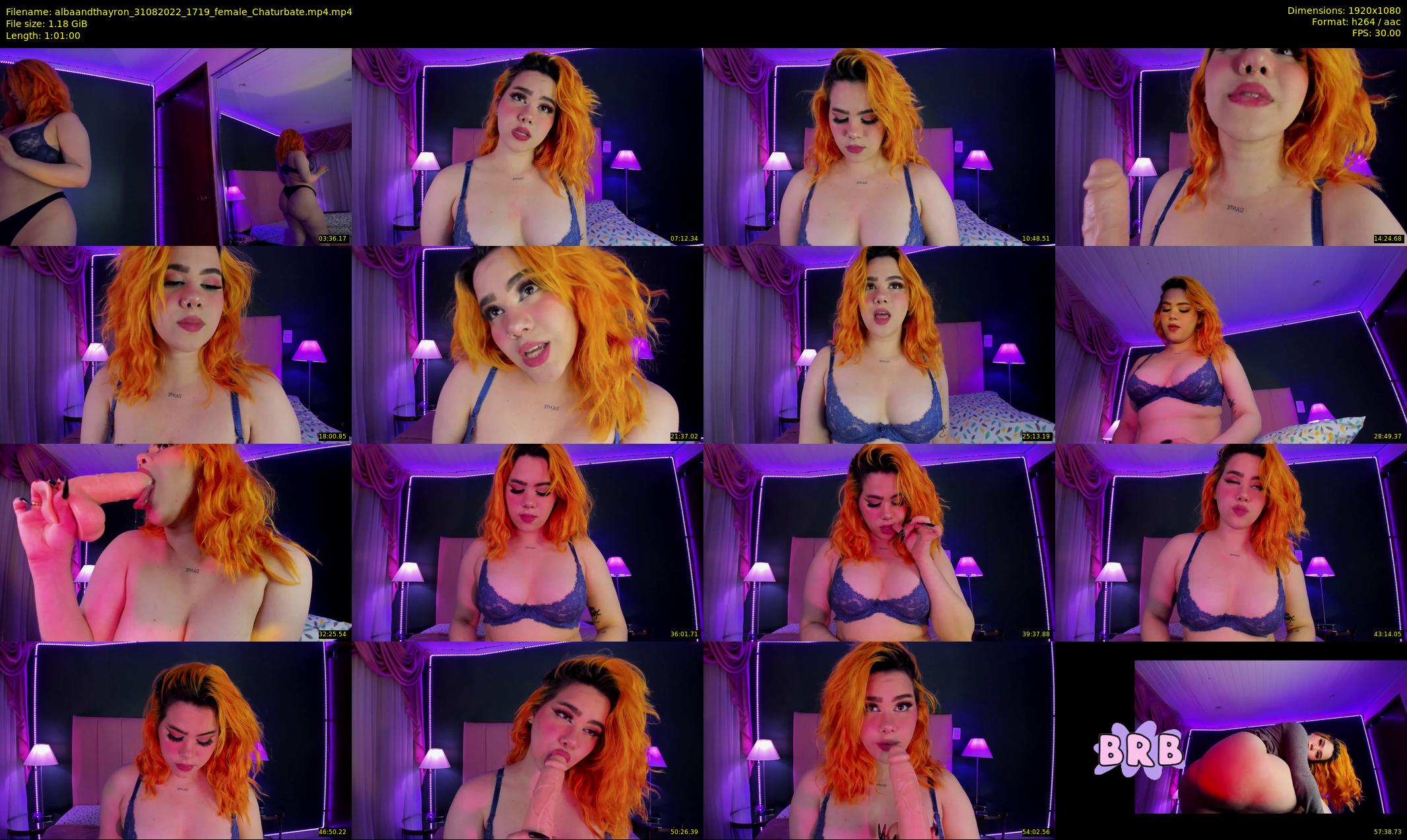 albaandthayron — 61 minute Chaturbate couple cam show recording, 1080p, Aug 31, 2022