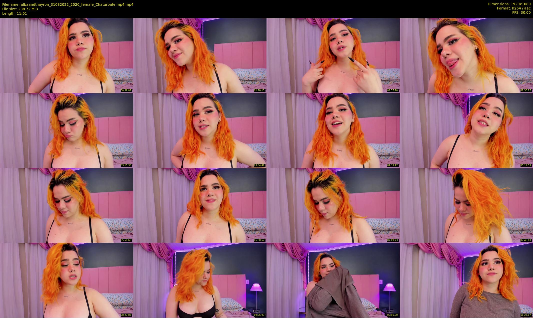 albaandthayron — 12 minute Chaturbate couple cam show recording, 1080p, Aug 31, 2022
