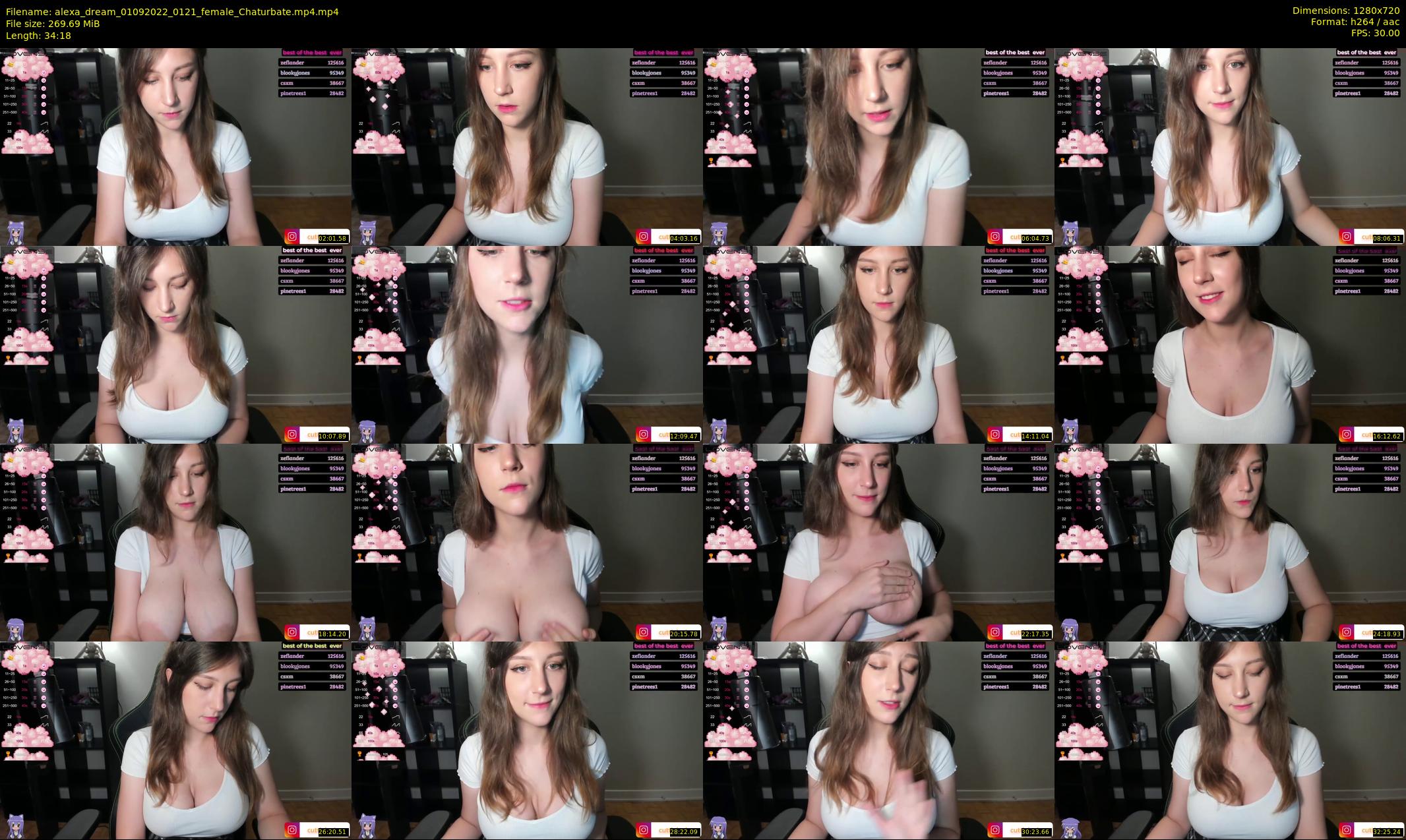 alexa_dream — 35 minute Chaturbate female cam show recording, 720p, Sep 1, 2022