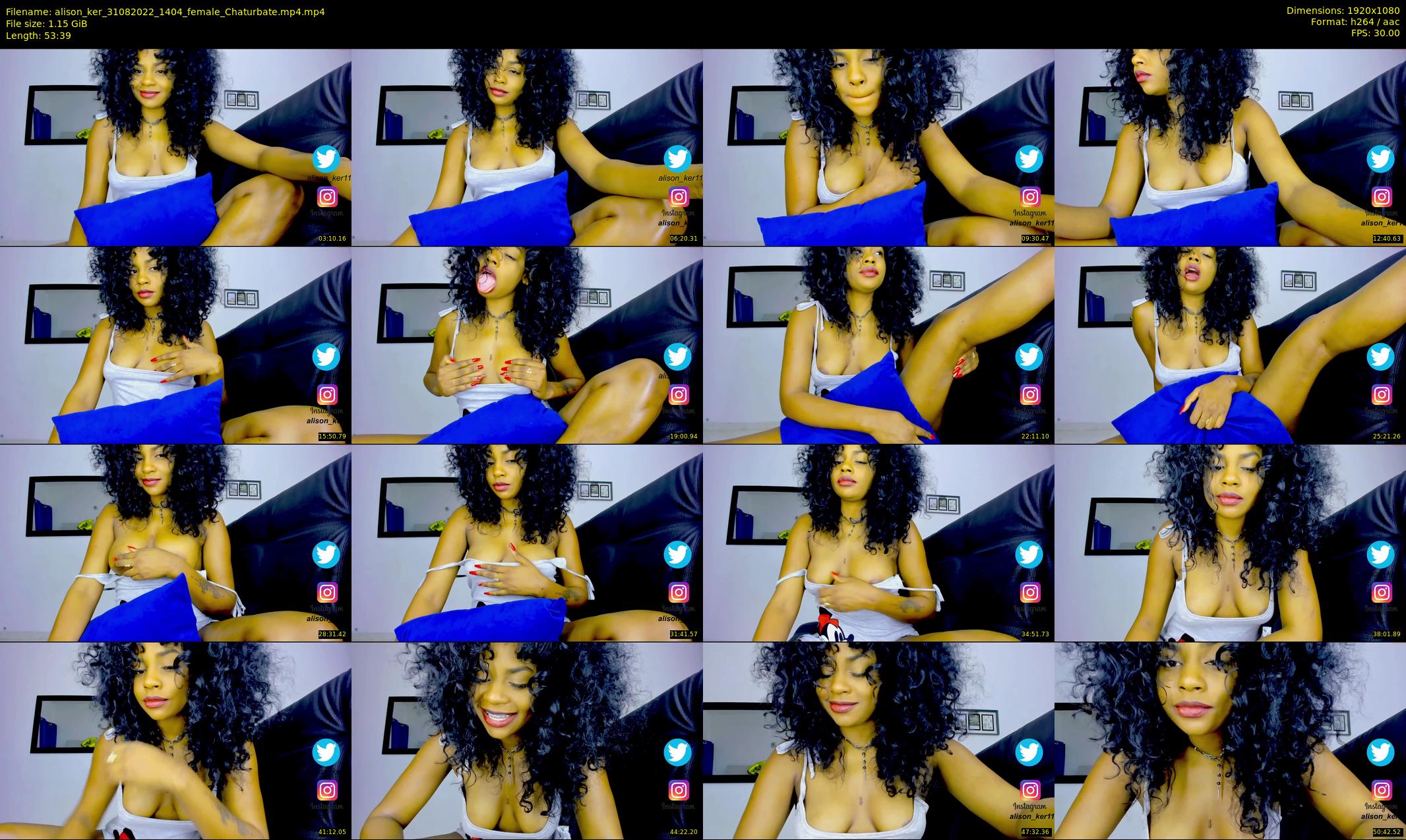 alison_ker — 54 minute Chaturbate female cam show recording, 1080p, Aug 31, 2022