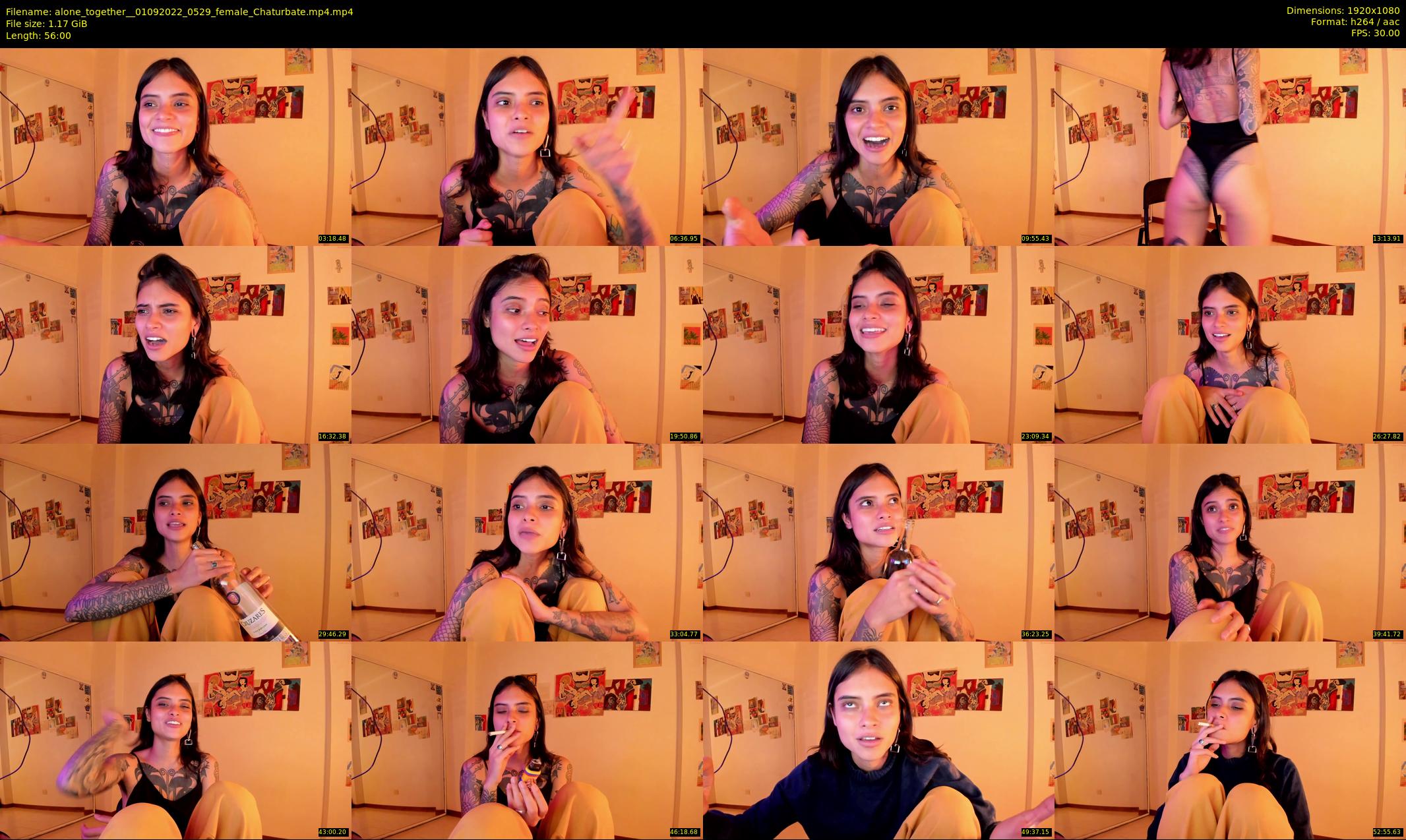 alone_together_ — 56 minute Chaturbate female cam show recording, 1080p, Sep 1, 2022