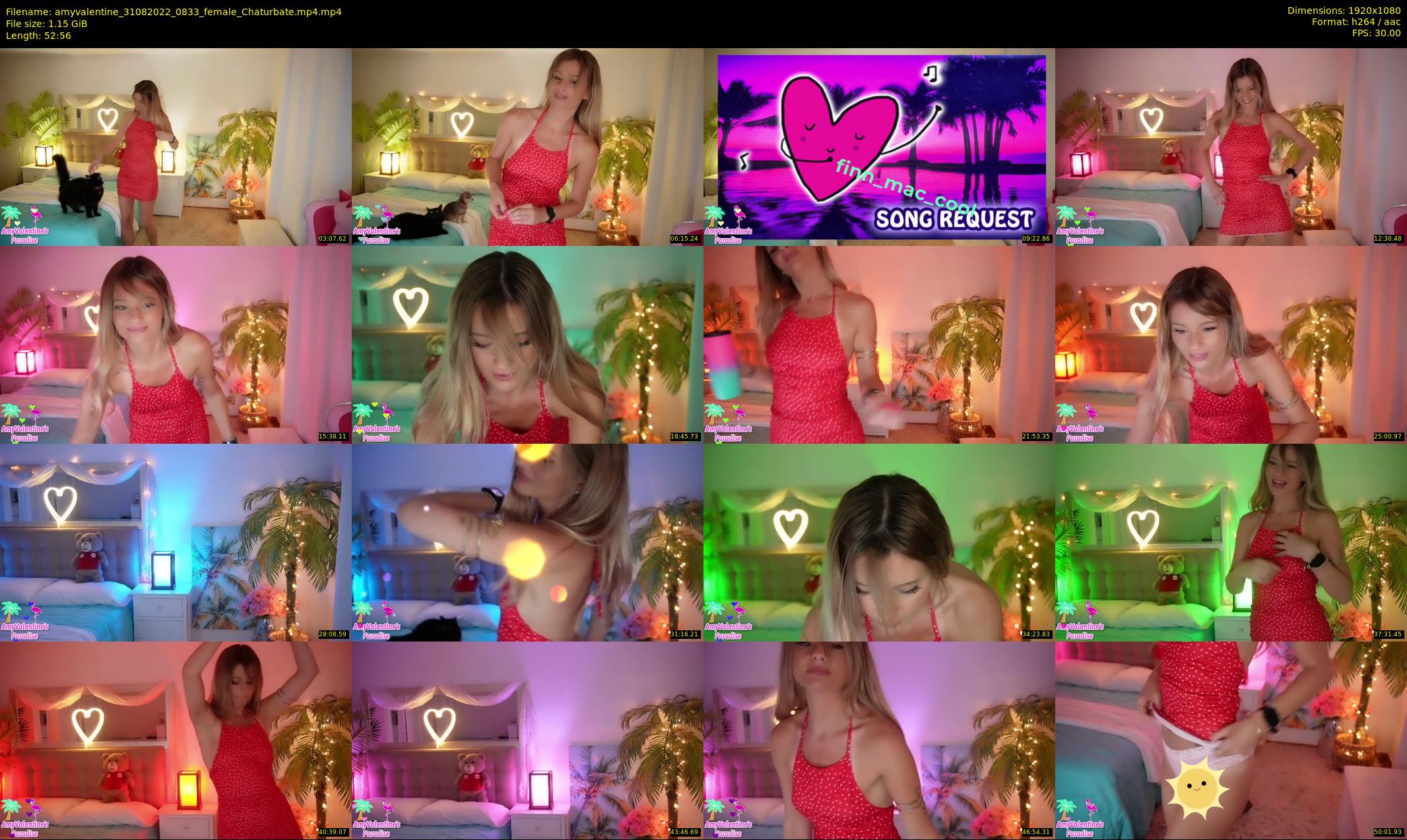 amyvalentine — 53 minute Chaturbate female cam show recording, 1080p, Aug 31, 2022