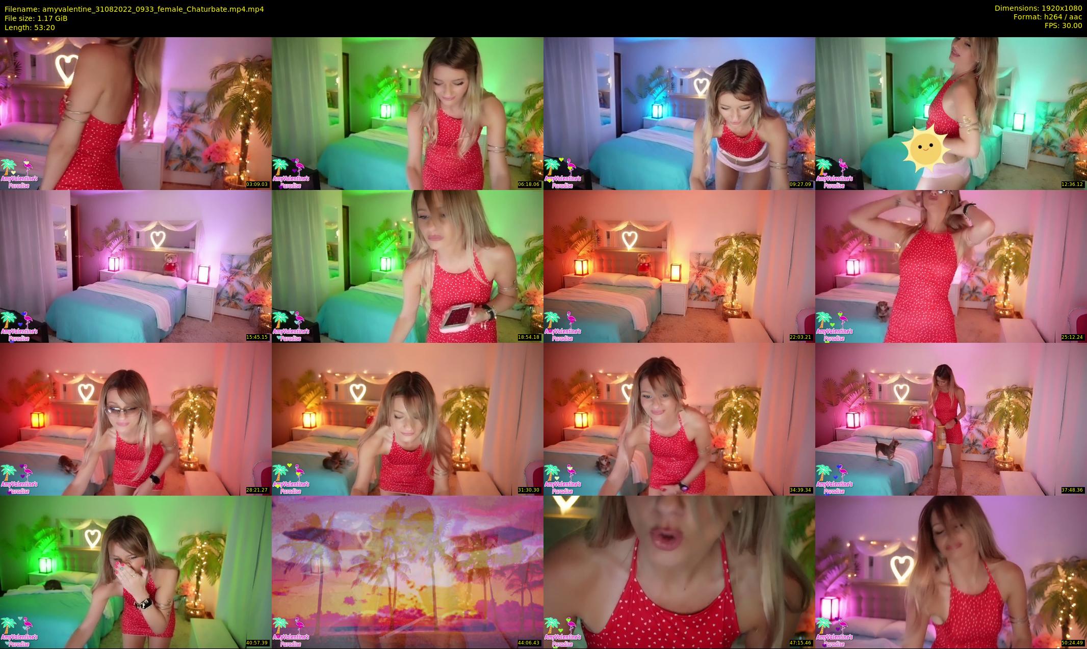 amyvalentine — 54 minute Chaturbate female cam show recording, 1080p, Aug 31, 2022