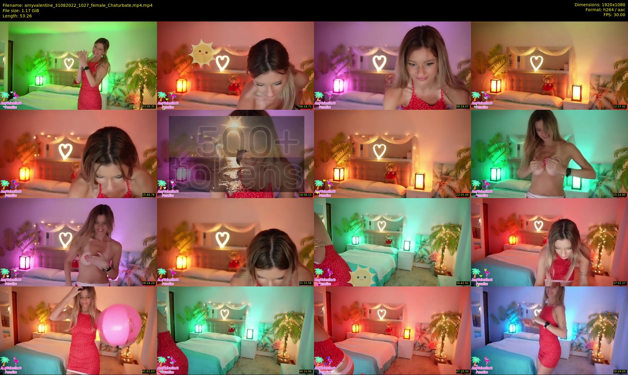 amyvalentine — 54 minute Chaturbate female cam show recording, 1080p, Aug 31, 2022