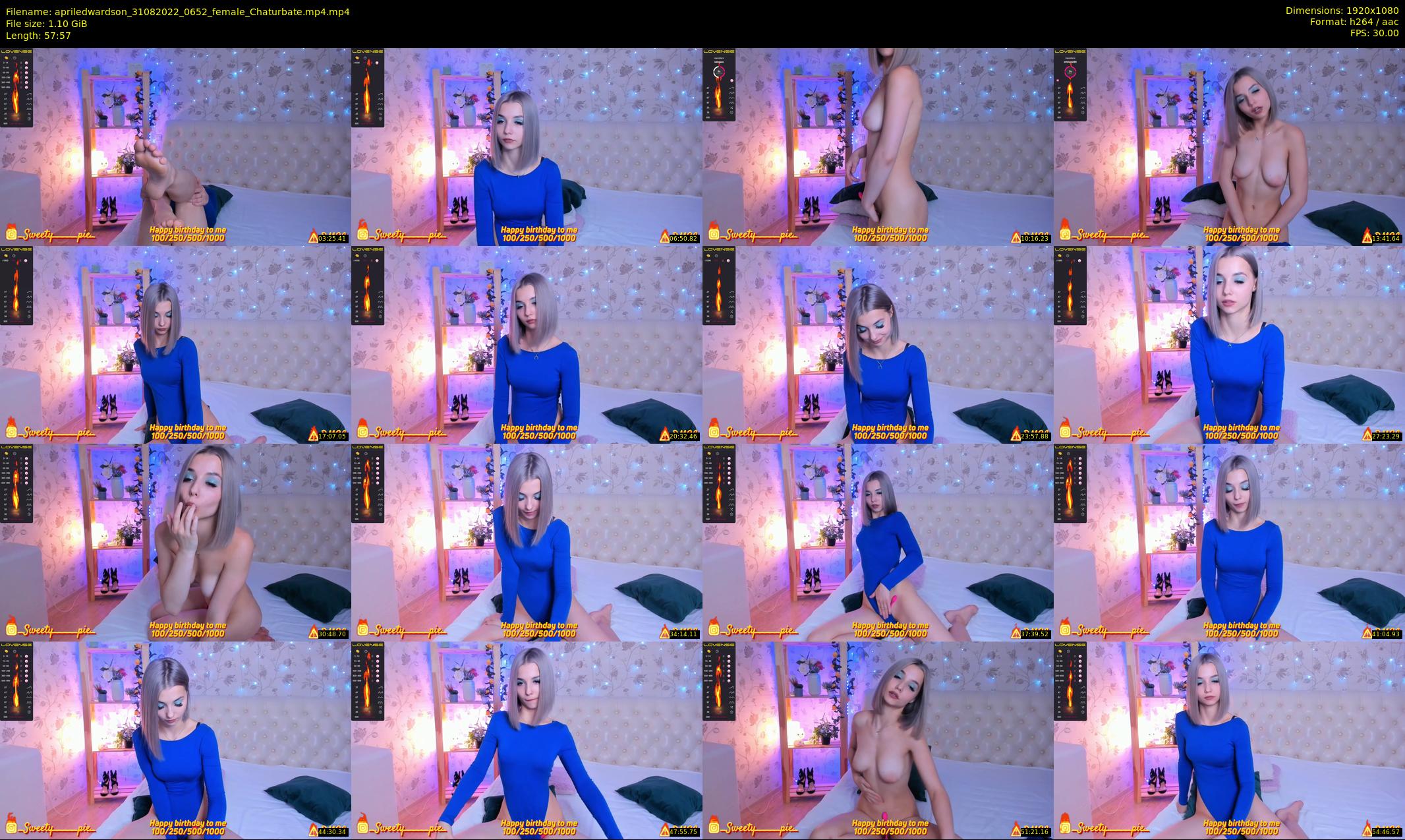 apriledwardson — 58 minute Chaturbate couple cam show recording, 1080p, Aug 31, 2022