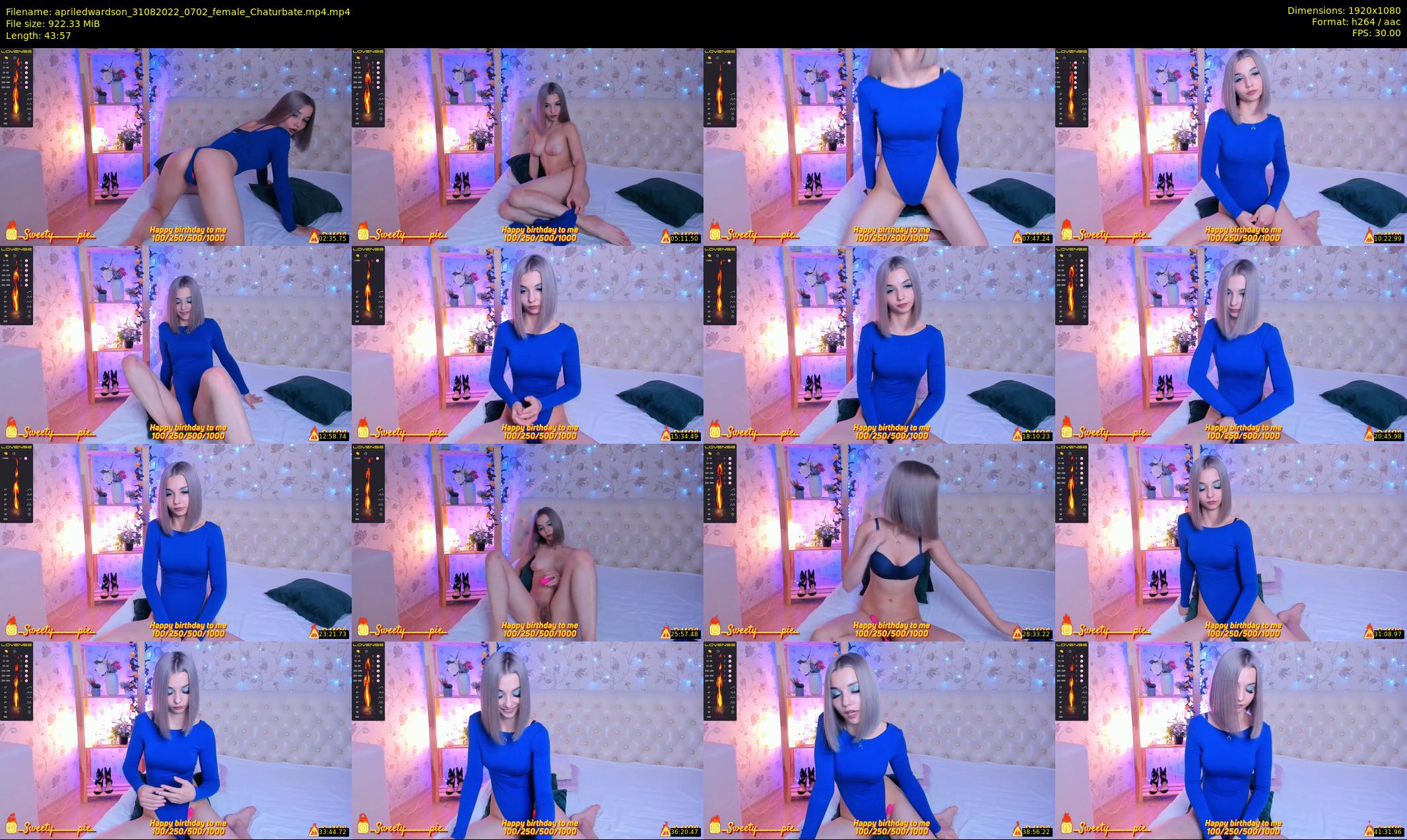 apriledwardson — 44 minute Chaturbate couple cam show recording, 1080p, Aug 31, 2022