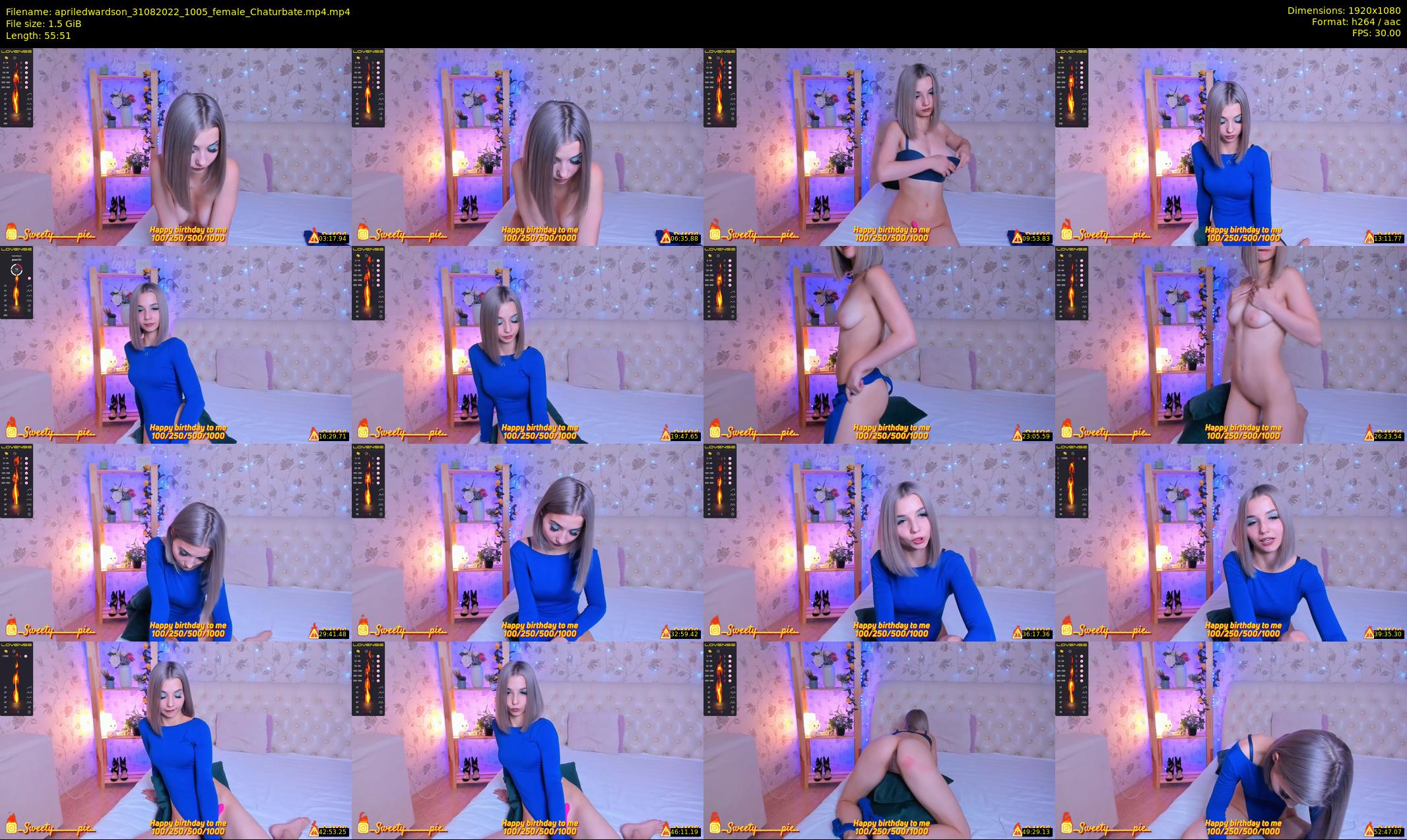 apriledwardson — 56 minute Chaturbate couple cam show recording, 1080p, Aug 31, 2022