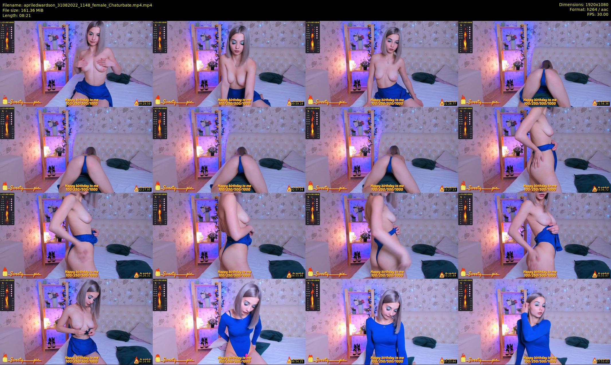 apriledwardson — 9 minute Chaturbate couple cam show recording, 1080p, Aug 31, 2022