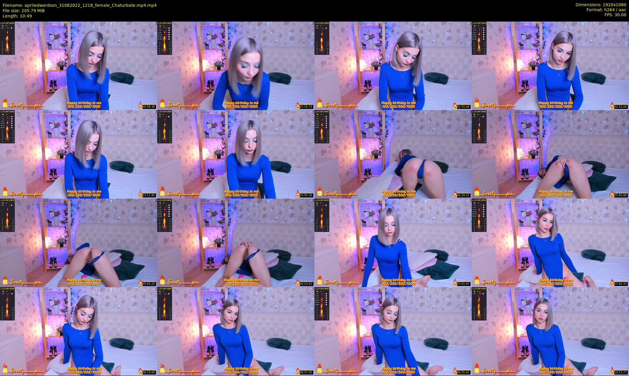 apriledwardson — 11 minute Chaturbate couple cam show recording, 1080p, Aug 31, 2022