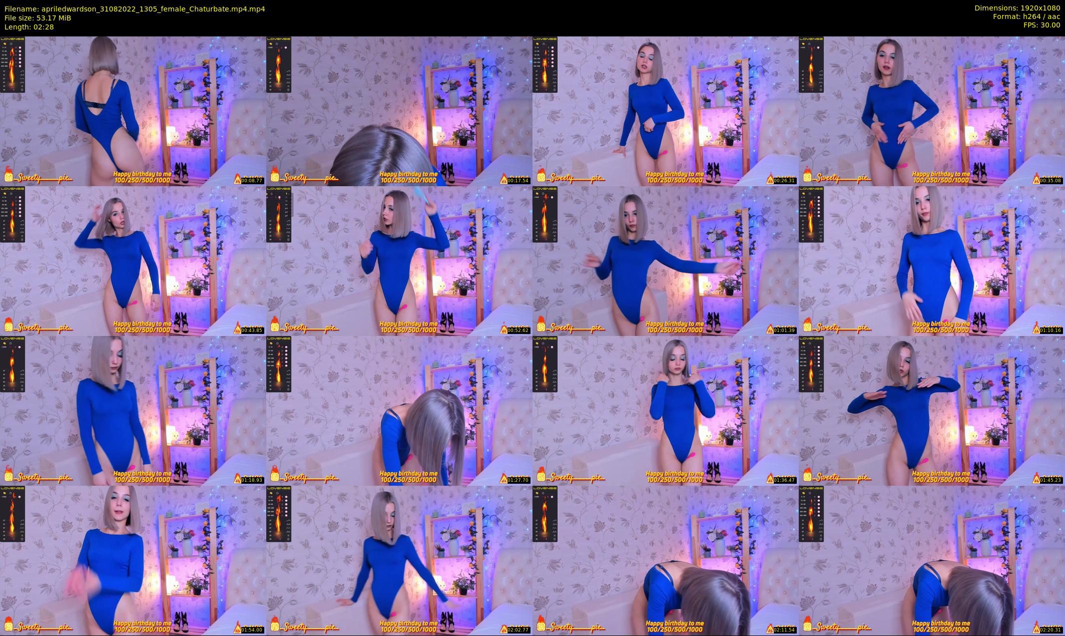 apriledwardson — 3 minute Chaturbate couple cam show recording, 1080p, Aug 31, 2022