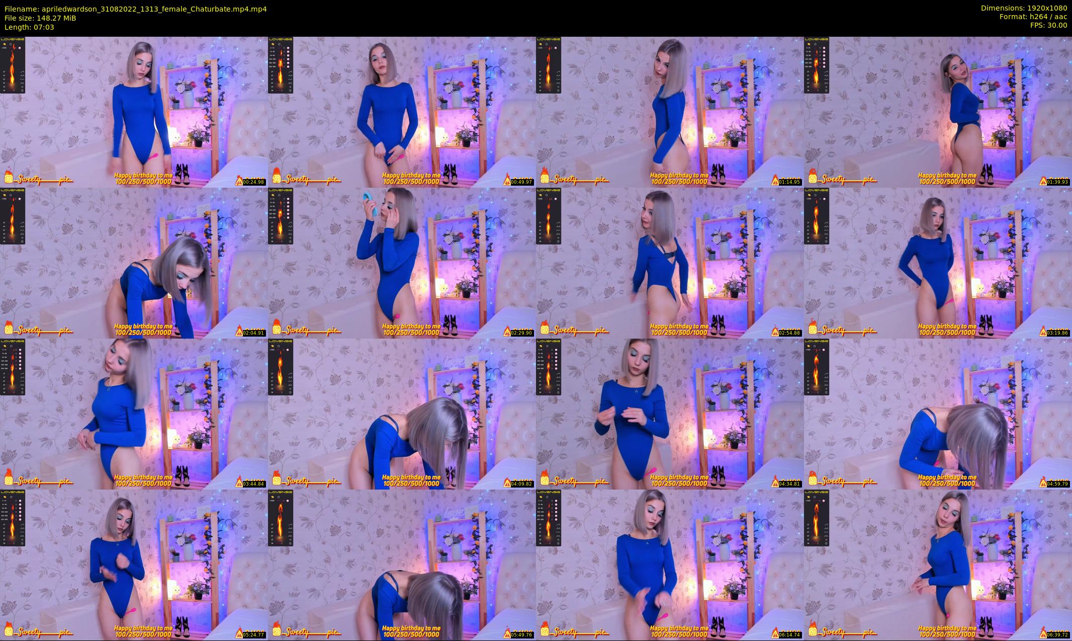 apriledwardson — 8 minute Chaturbate couple cam show recording, 1080p, Aug 31, 2022
