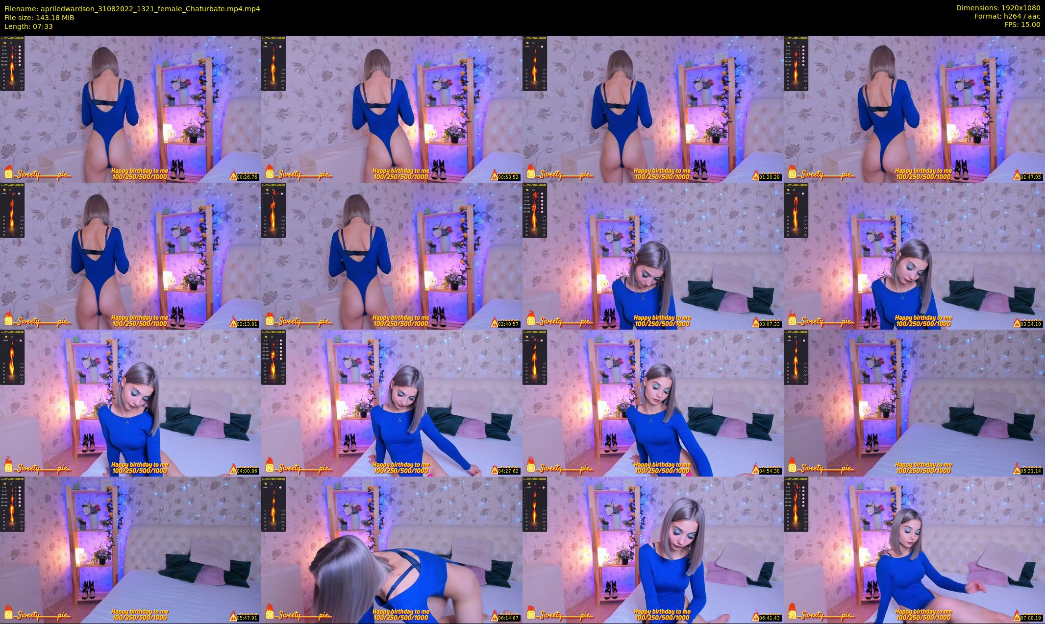 apriledwardson — 8 minute Chaturbate couple cam show recording, 1080p, Aug 31, 2022
