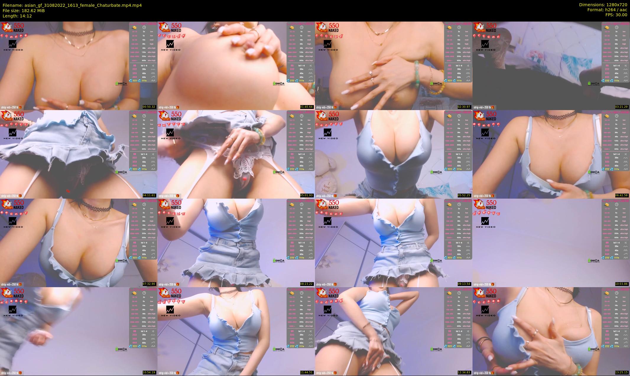 asian_gf — 15 minute Chaturbate female cam show recording, 720p, Aug 31, 2022