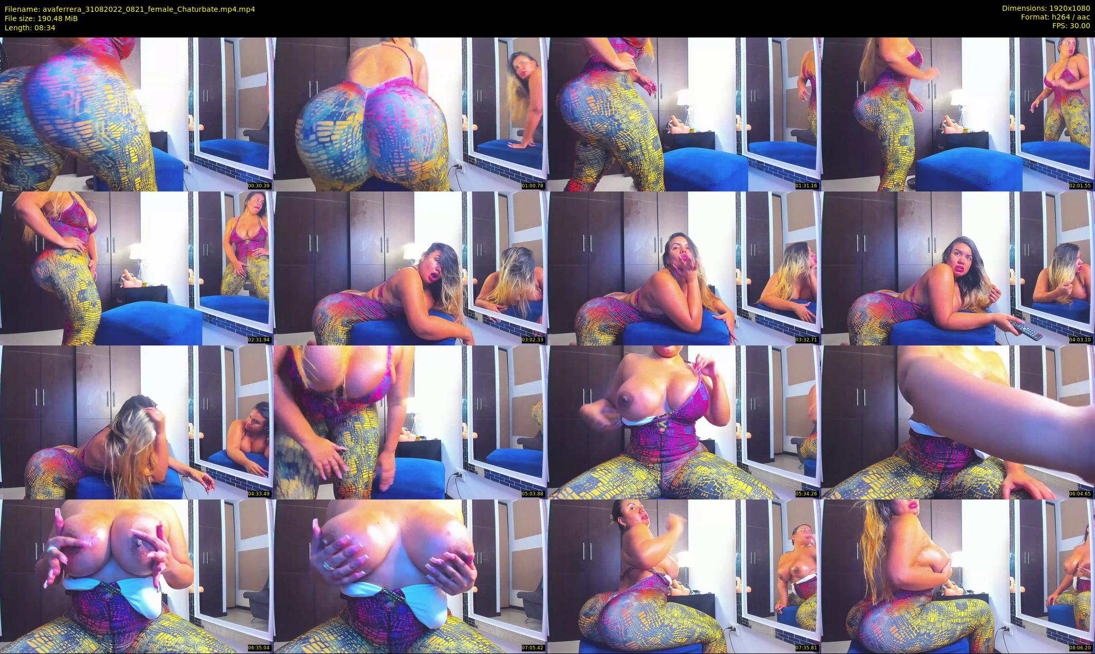 avaferrera — 9 minute Chaturbate female cam show recording, 1080p, Aug 31, 2022