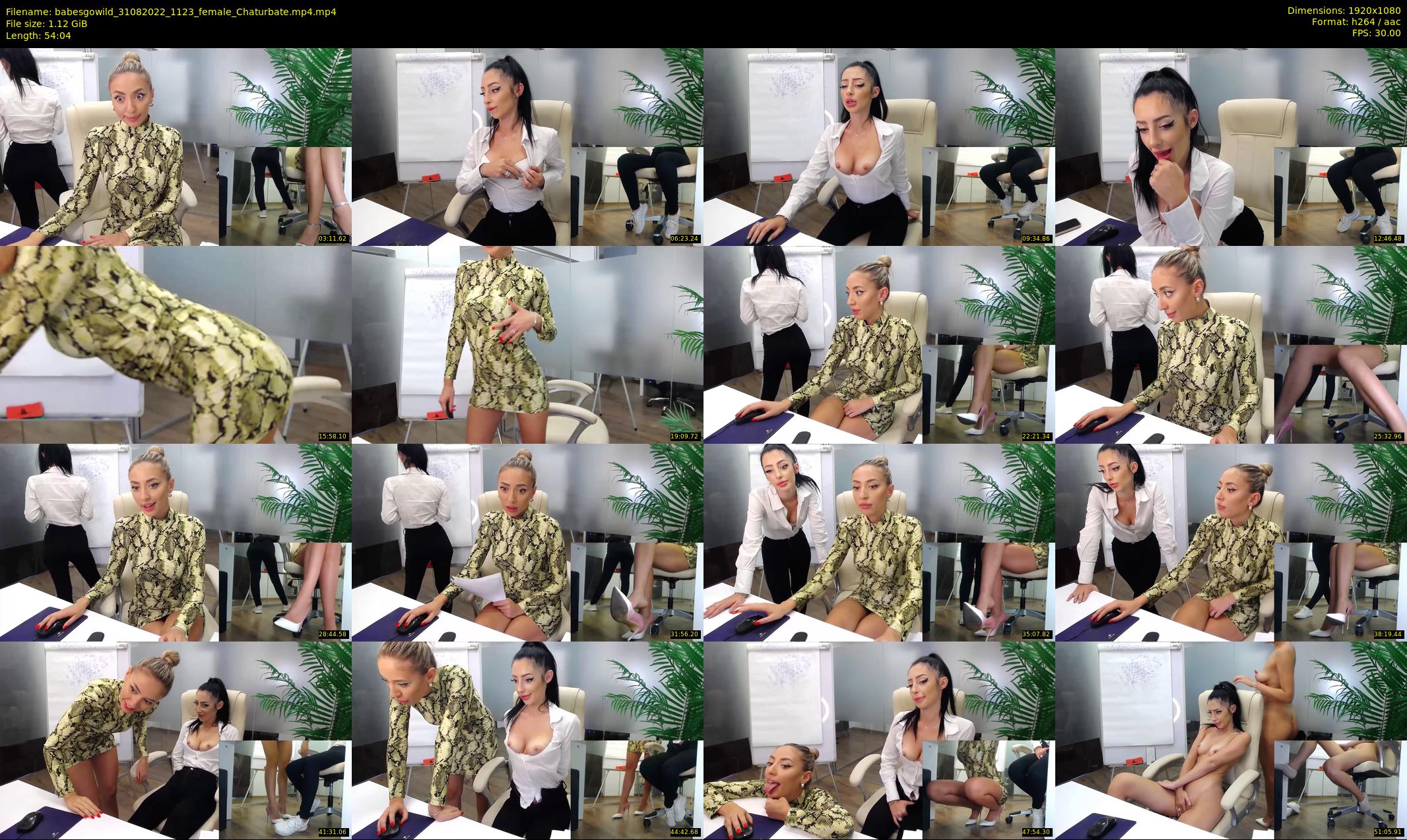 babesgowild — 55 minute Chaturbate couple cam show recording, 1080p, Aug 31, 2022