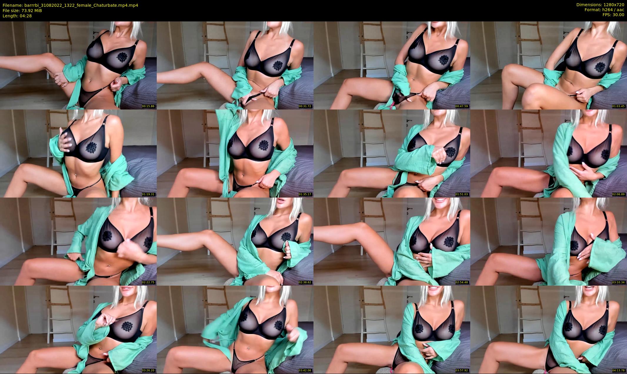 barrrbi — 5 minute Chaturbate female cam show recording, 720p, Aug 31, 2022
