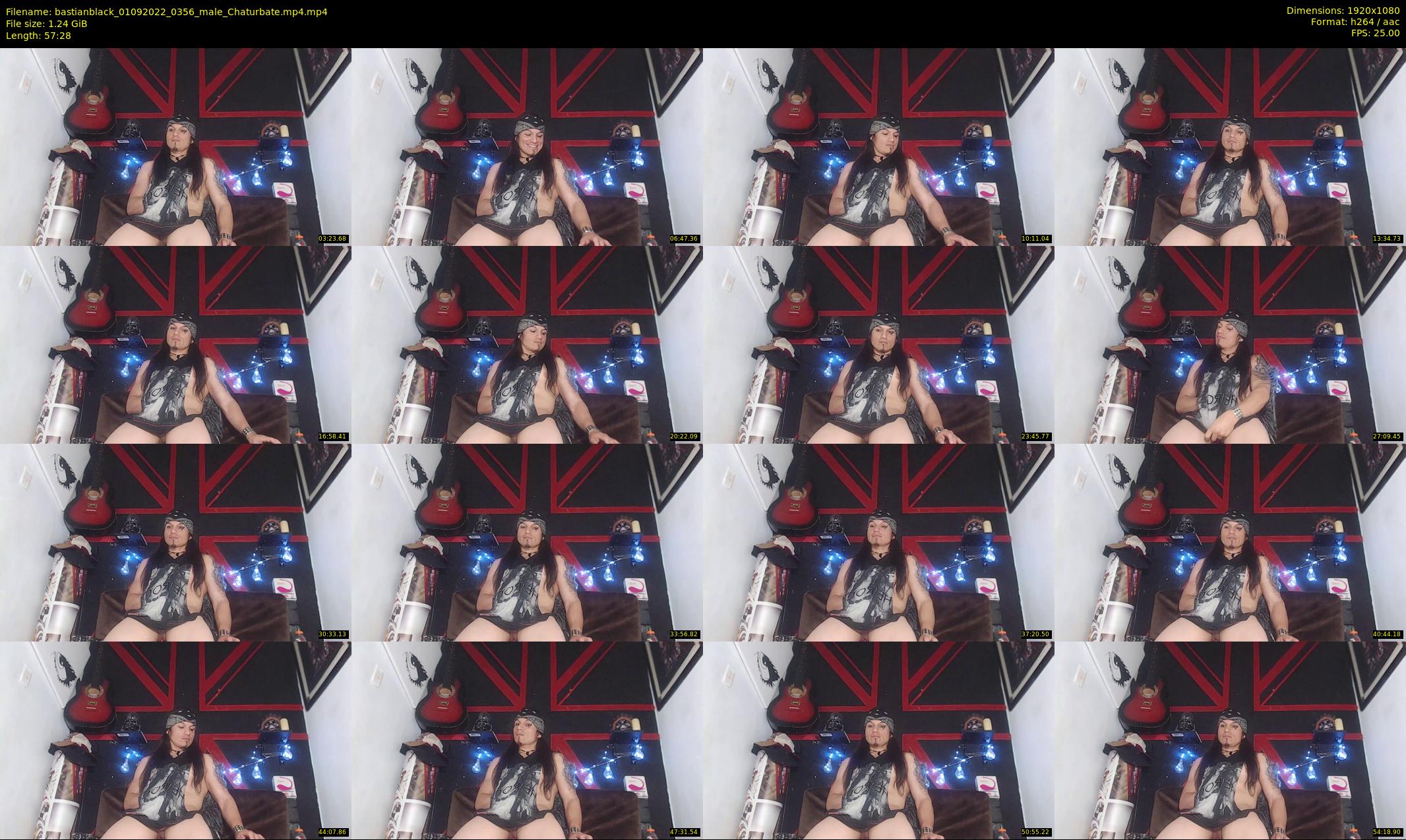 bastianblack — 58 minute Chaturbate male cam show recording, 1080p, Sep 1, 2022